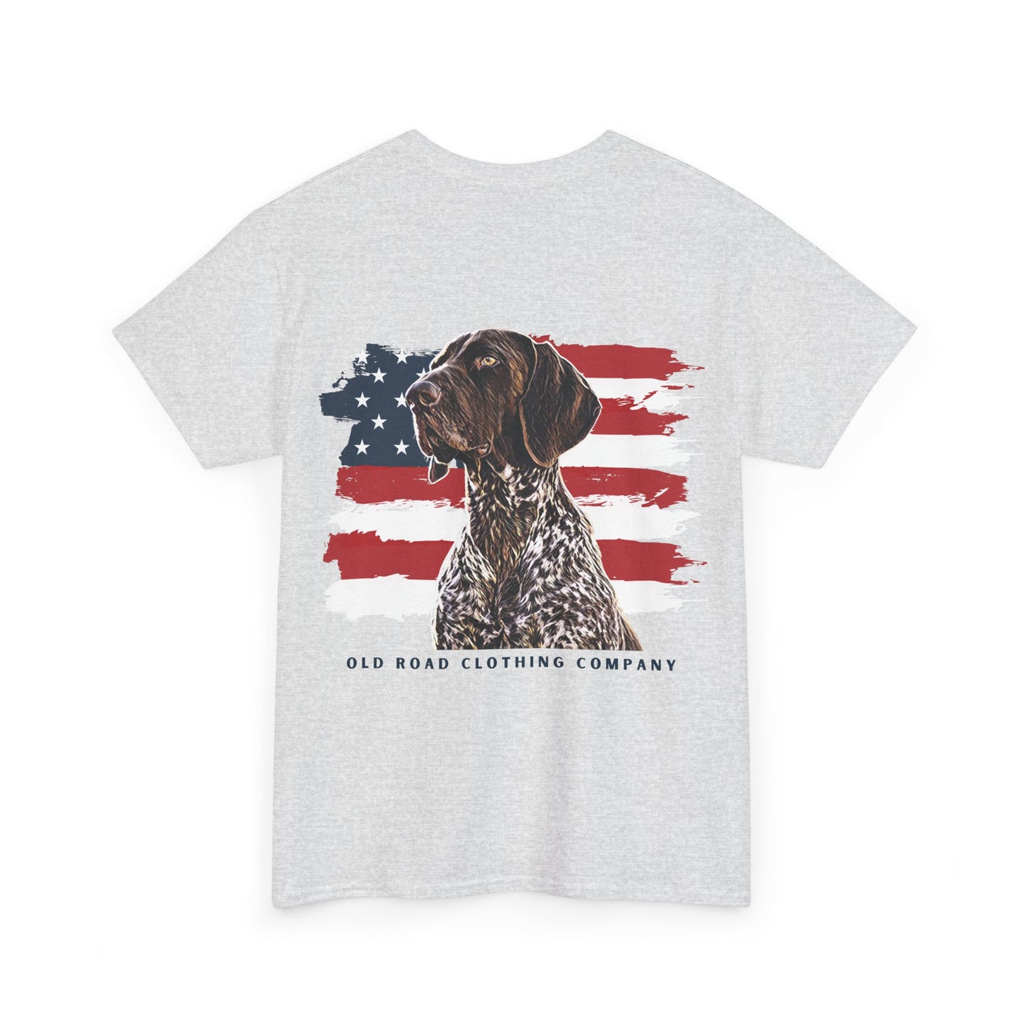 GSP T Shirt | German Shorthaired Pointer T Shirt | American Flag T Shirt | Bird Hunting T Shirt | Pheasant Hunting T Shirt | Grouse Hunting T Shirt
