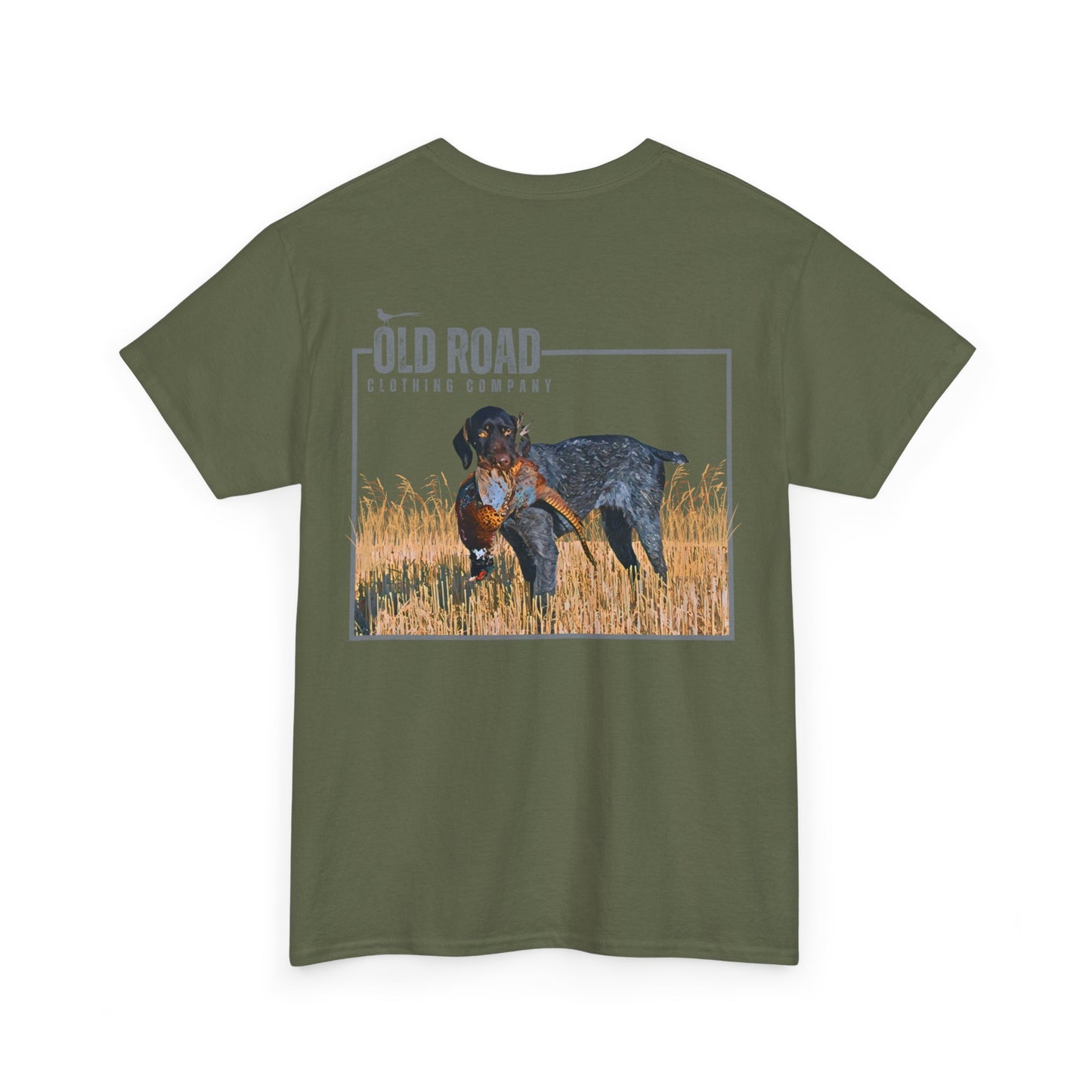 GSP Holding Pheasant T Shirt | Pheasant Hunting German Shorthaired Pointer | Pheasant Hunting Hoodie | Bird Hunting | Bird Dogs | Hunting Dog