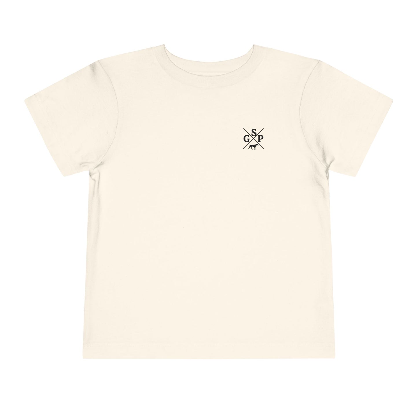GSP Toddler T Shirt | Cross Shirt | GSP X | German Shorthaired Pointer T shirt | Upland Hunting Shirt | GSP Pointing | Hunting Shirt | Bird Hunting