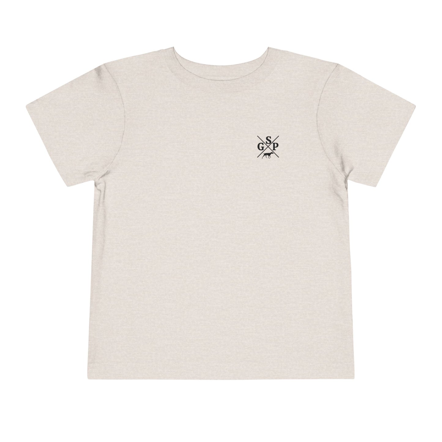 GSP Toddler T Shirt | Cross Shirt | GSP X | German Shorthaired Pointer T shirt | Upland Hunting Shirt | GSP Pointing | Hunting Shirt | Bird Hunting