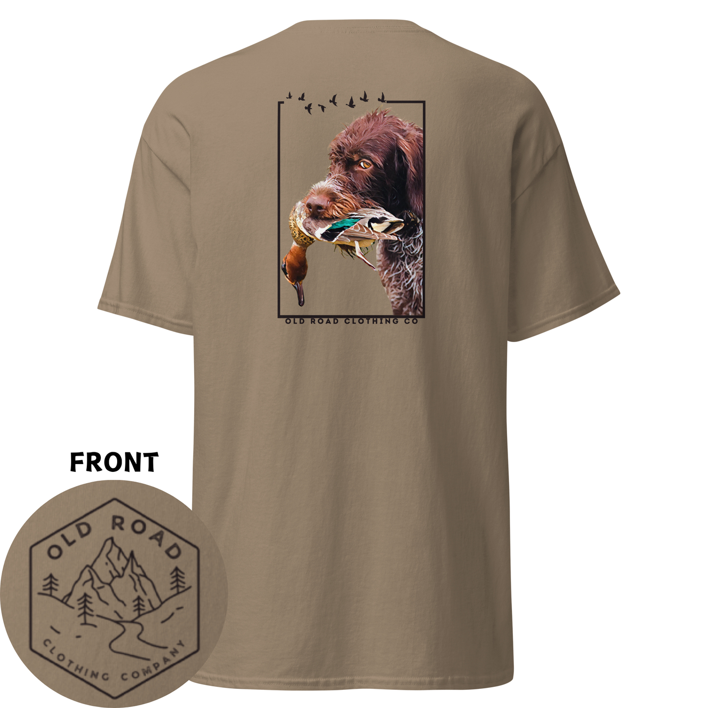 German Wirehaired Pointer T Shirt | GWP T Shirt | Duck Hunting T Shirt | Waterfowl T Shirt | Bird Hunting T Shirt | Hunting Dogs |