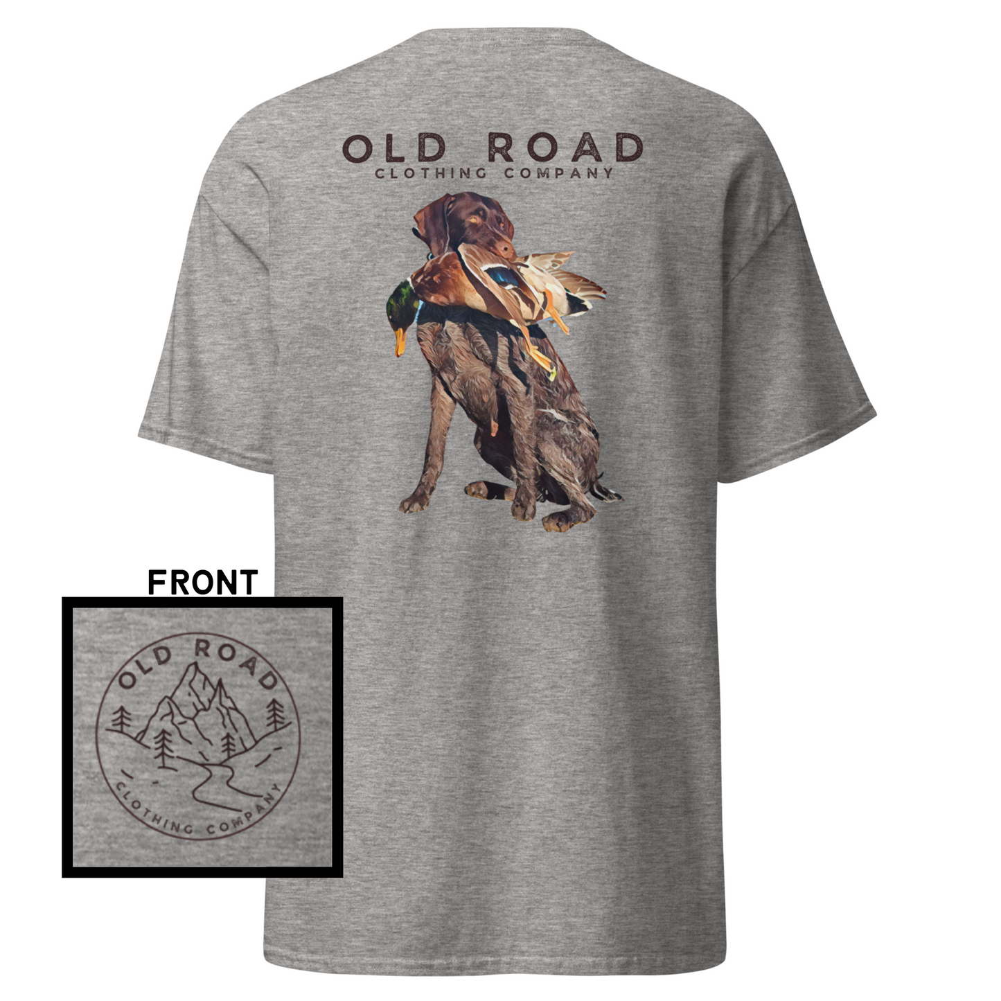 German Wirehaired Pointer T Shirt | Duck Hunting T shirt | Hunting Dogs | Bird Hunting | GWP Shirt | Gifts For Hunters | Fathers Day Gift