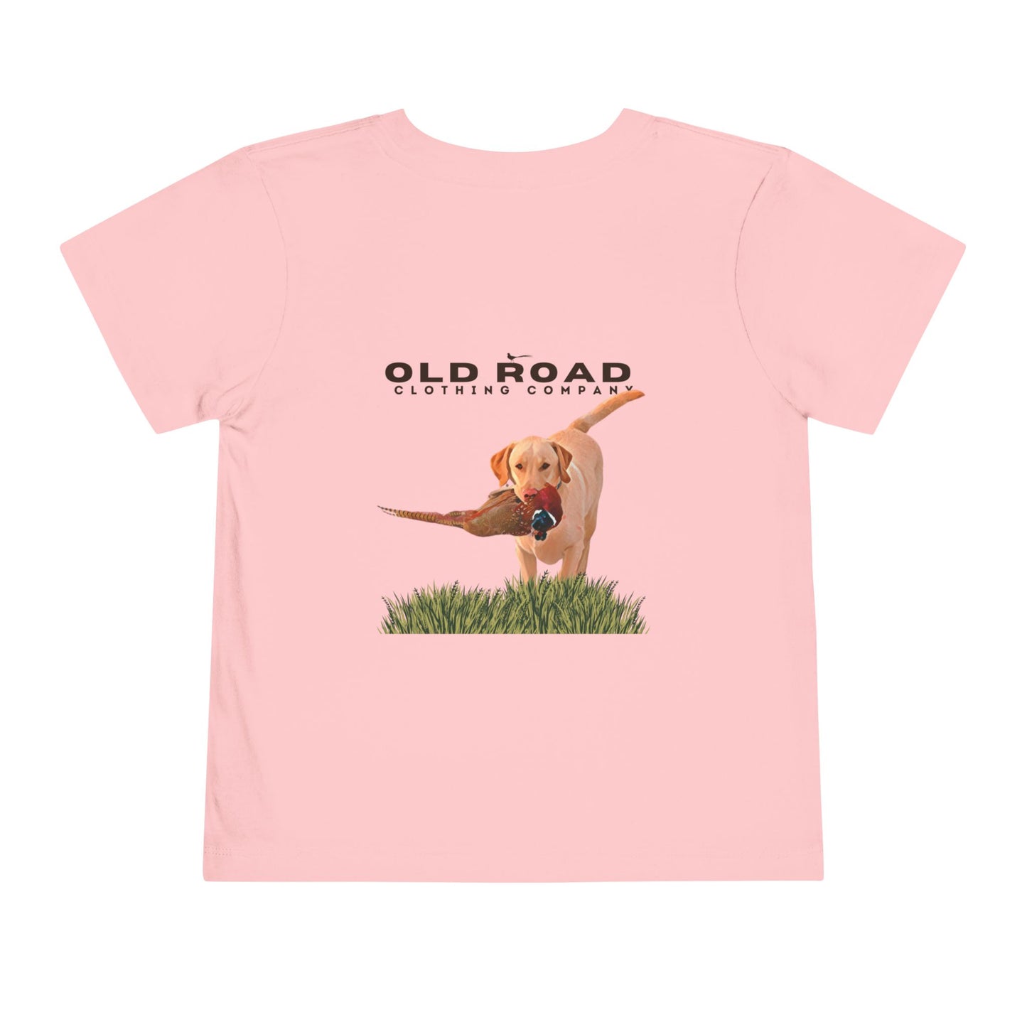 Labrador Retriever Toddler T Shirt | Pheasant Hunting | Yellow Lab | Working Labrador Dog | Hunting Dog | Lab and Pheasants | Bird Hunting T Shirt