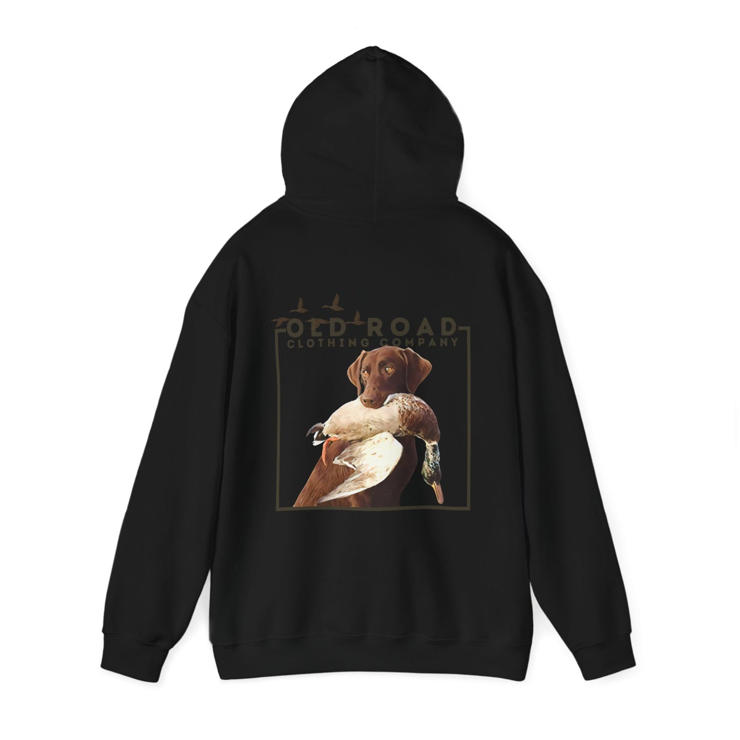 Labrador Retriever Duck Hunting Hoodie | Lab Retrieving Duck | Duck Hunting | Hunting Dog Shirt | Chocolate Lab | Waterfowl Shirt |