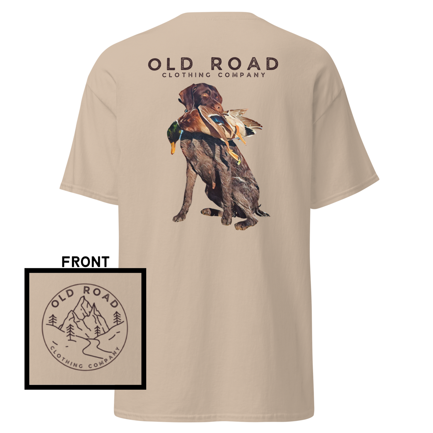 German Wirehaired Pointer T Shirt | Duck Hunting T shirt | Hunting Dogs | Bird Hunting | GWP Shirt | Gifts For Hunters | Fathers Day Gift