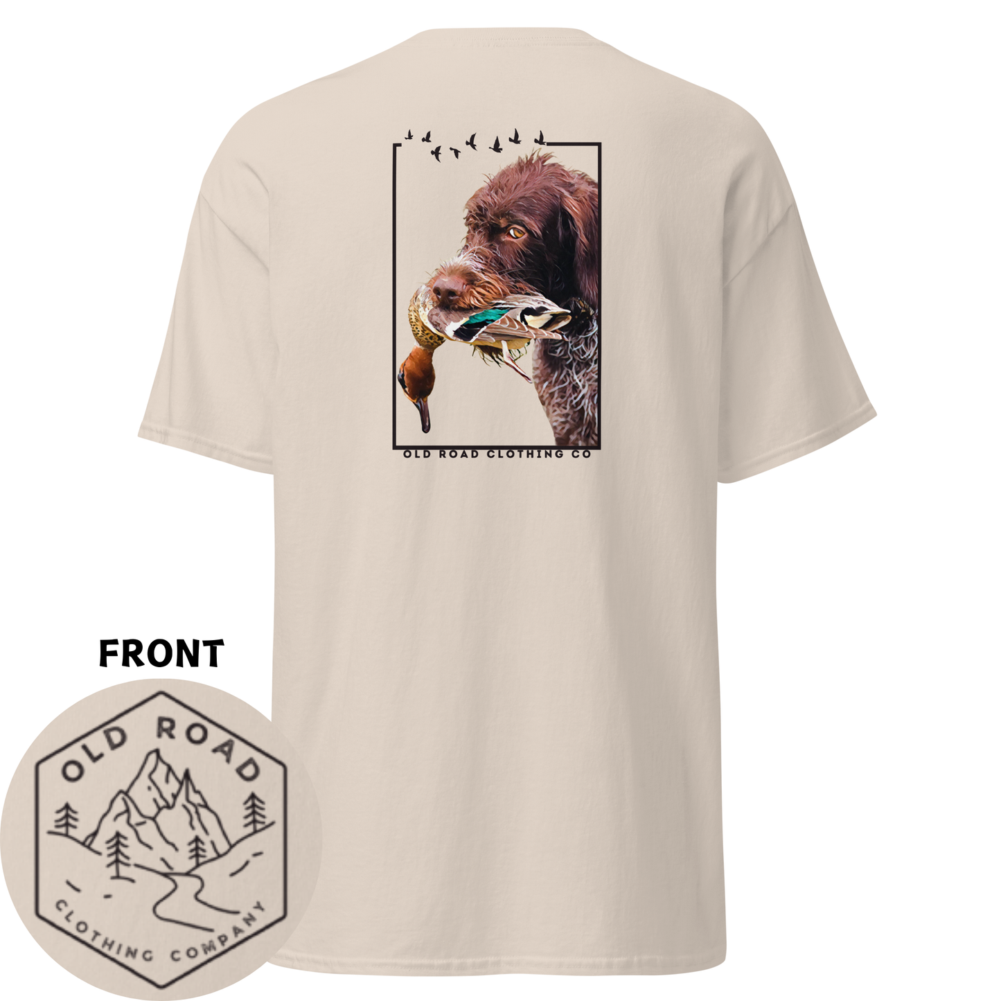 German Wirehaired Pointer T Shirt | GWP T Shirt | Duck Hunting T Shirt | Waterfowl T Shirt | Bird Hunting T Shirt | Hunting Dogs |
