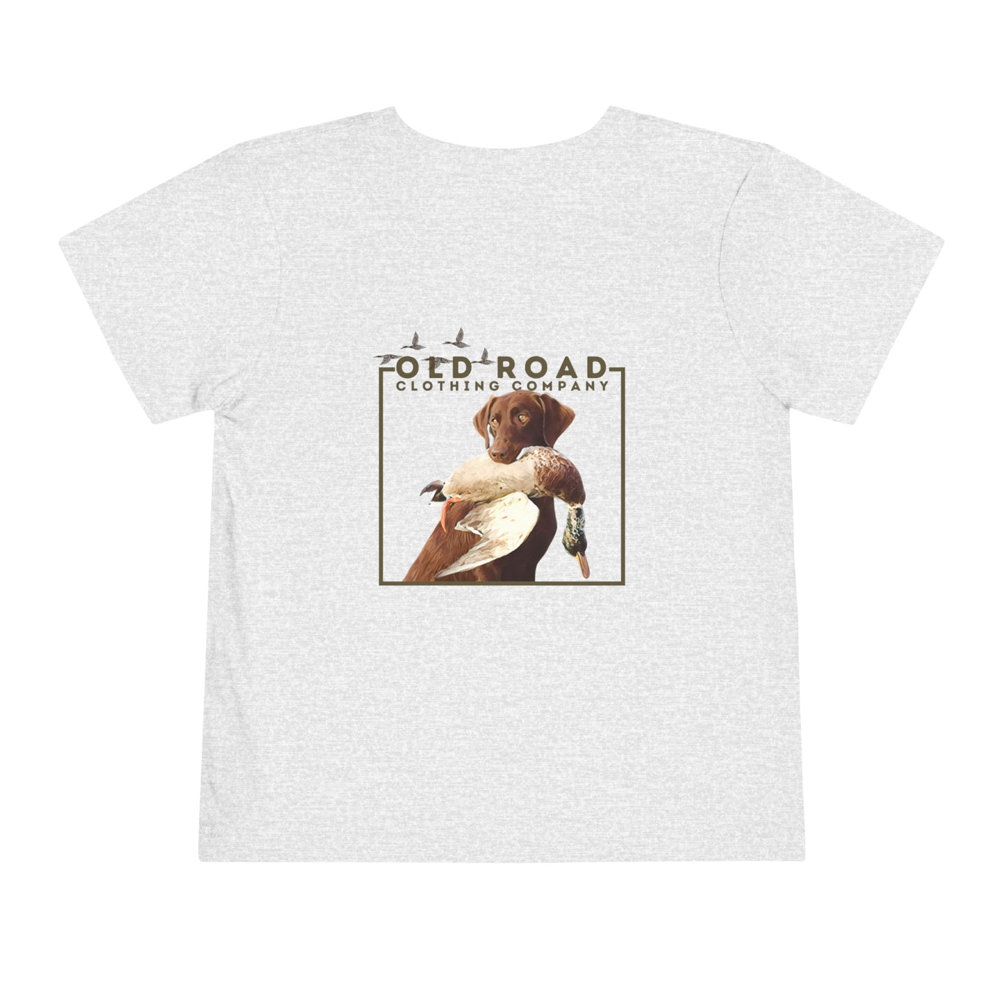 Toddler Labrador Retriever Duck Hunting T Shirt | Lab Retrieving Duck | Duck Hunting | Hunting Dog | Chocolate Lab | Fathers Day Matching Shirt