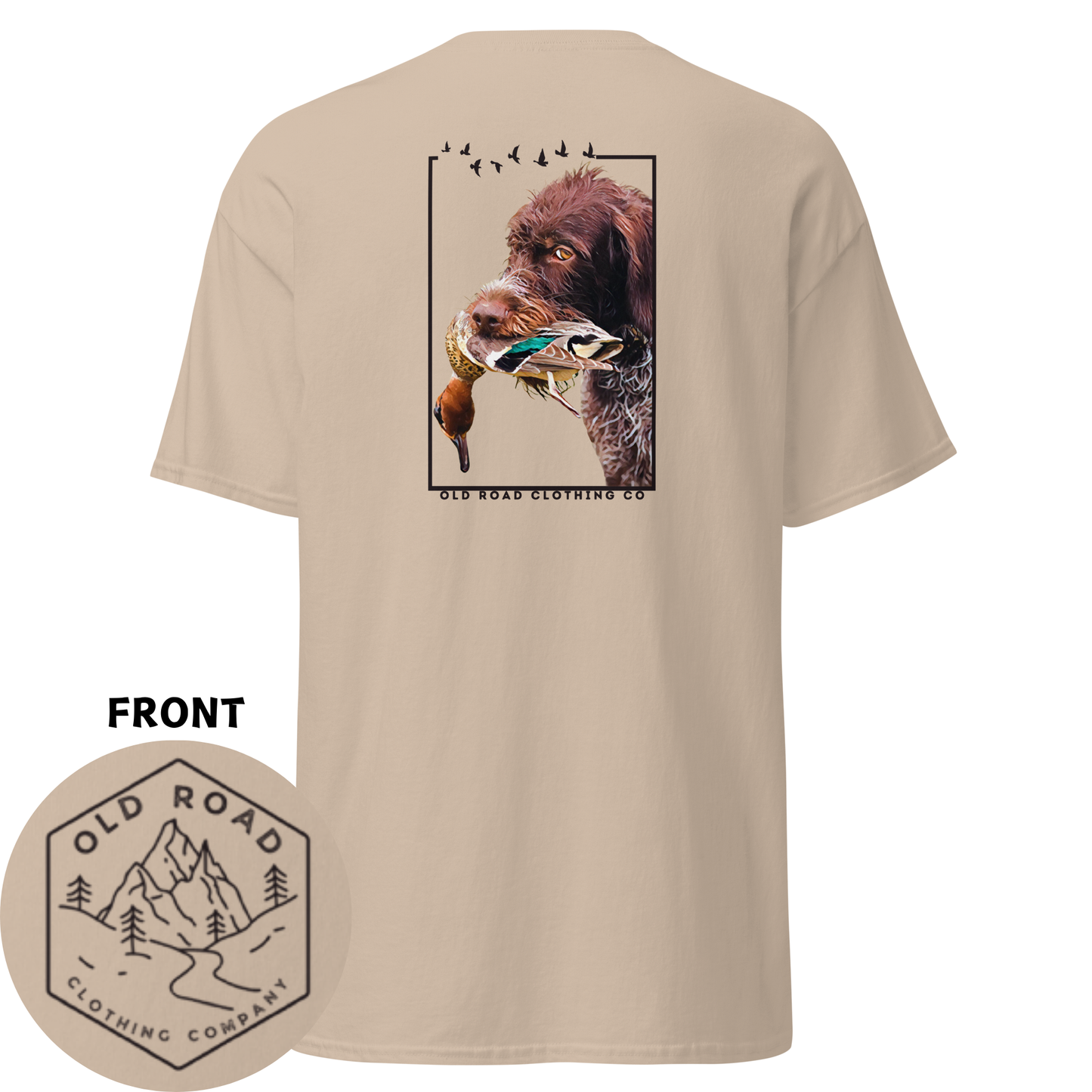 German Wirehaired Pointer T Shirt | GWP T Shirt | Duck Hunting T Shirt | Waterfowl T Shirt | Bird Hunting T Shirt | Hunting Dogs |