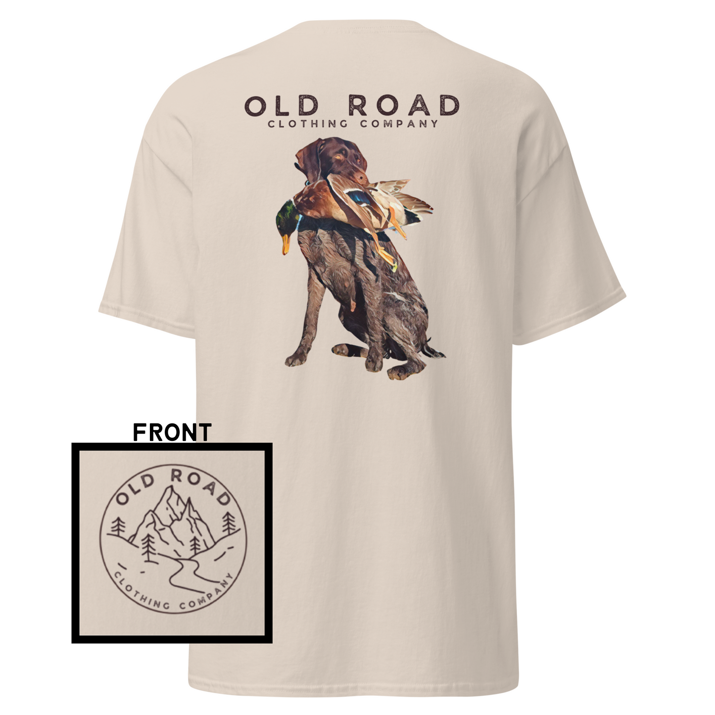 German Wirehaired Pointer T Shirt | Duck Hunting T shirt | Hunting Dogs | Bird Hunting | GWP Shirt | Gifts For Hunters | Fathers Day Gift