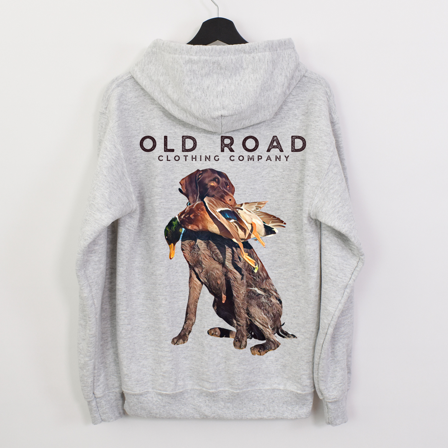 GWP Hoodie | German Wirehaired Pointer | Mens Bird Hunting Hoodie | Hunting Dog Hoodie | Bird Hunting Shirt | Duck Hunting Hoodie