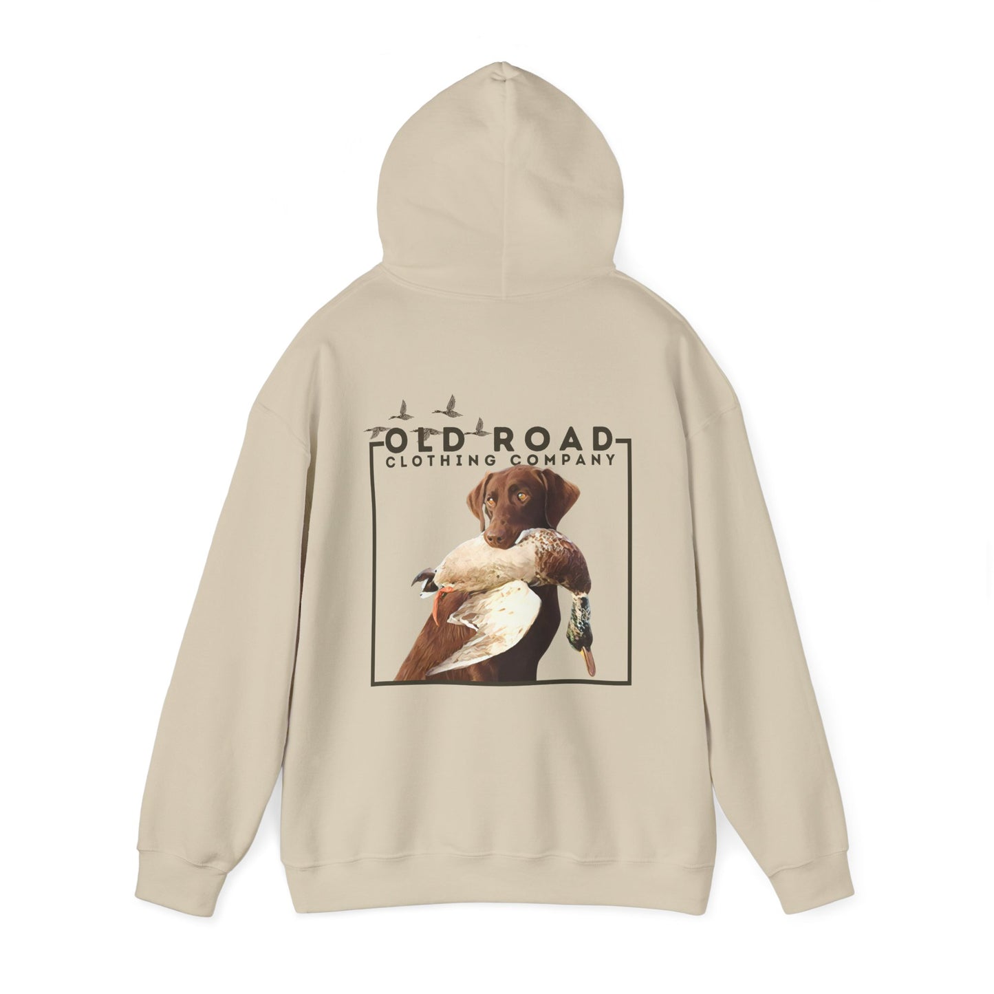 Labrador Retriever Duck Hunting Hoodie | Lab Retrieving Duck | Duck Hunting | Hunting Dog Shirt | Chocolate Lab | Waterfowl Shirt |