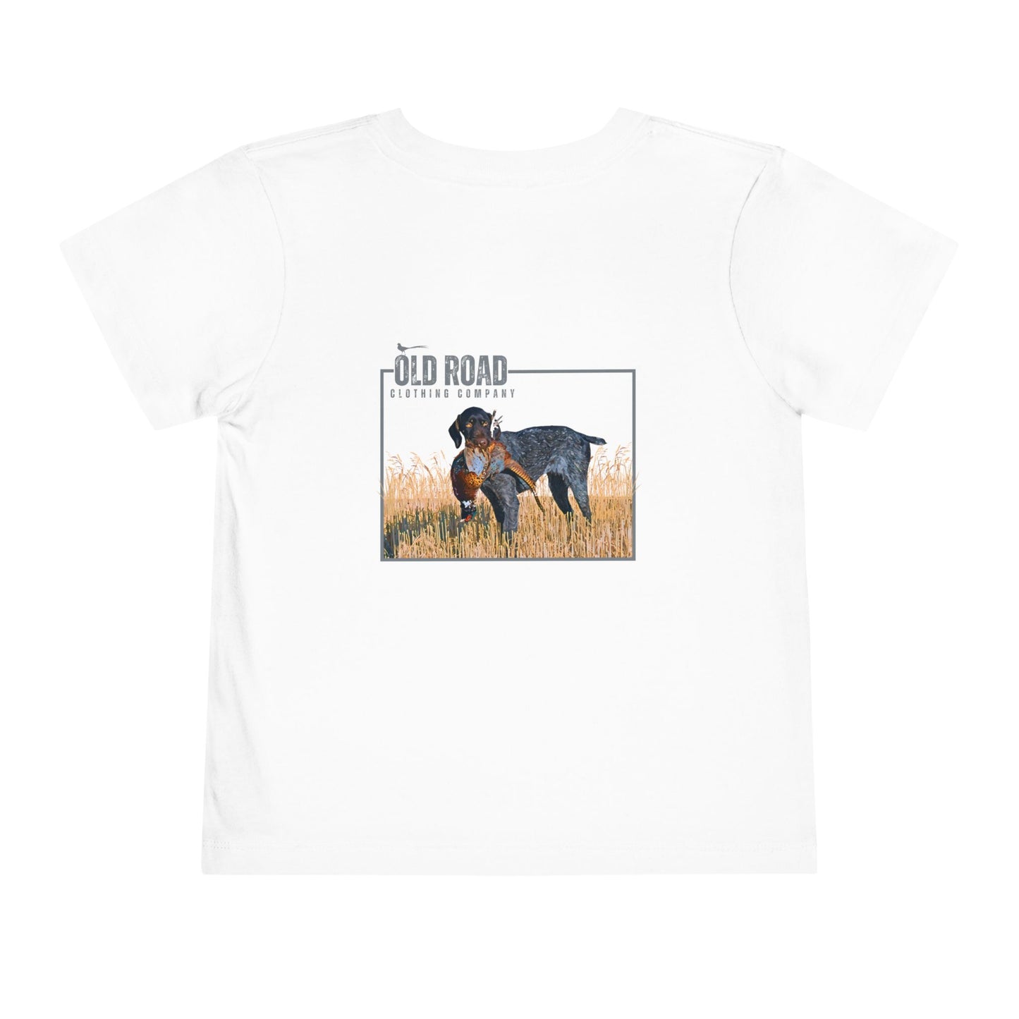 GSP Holding Pheasant Toddler T Shirt | Pheasant Hunting German Shorthaired Pointer | Pheasant Hunting Hoodie | Bird Hunting | Bird Dogs | Hunting Dog