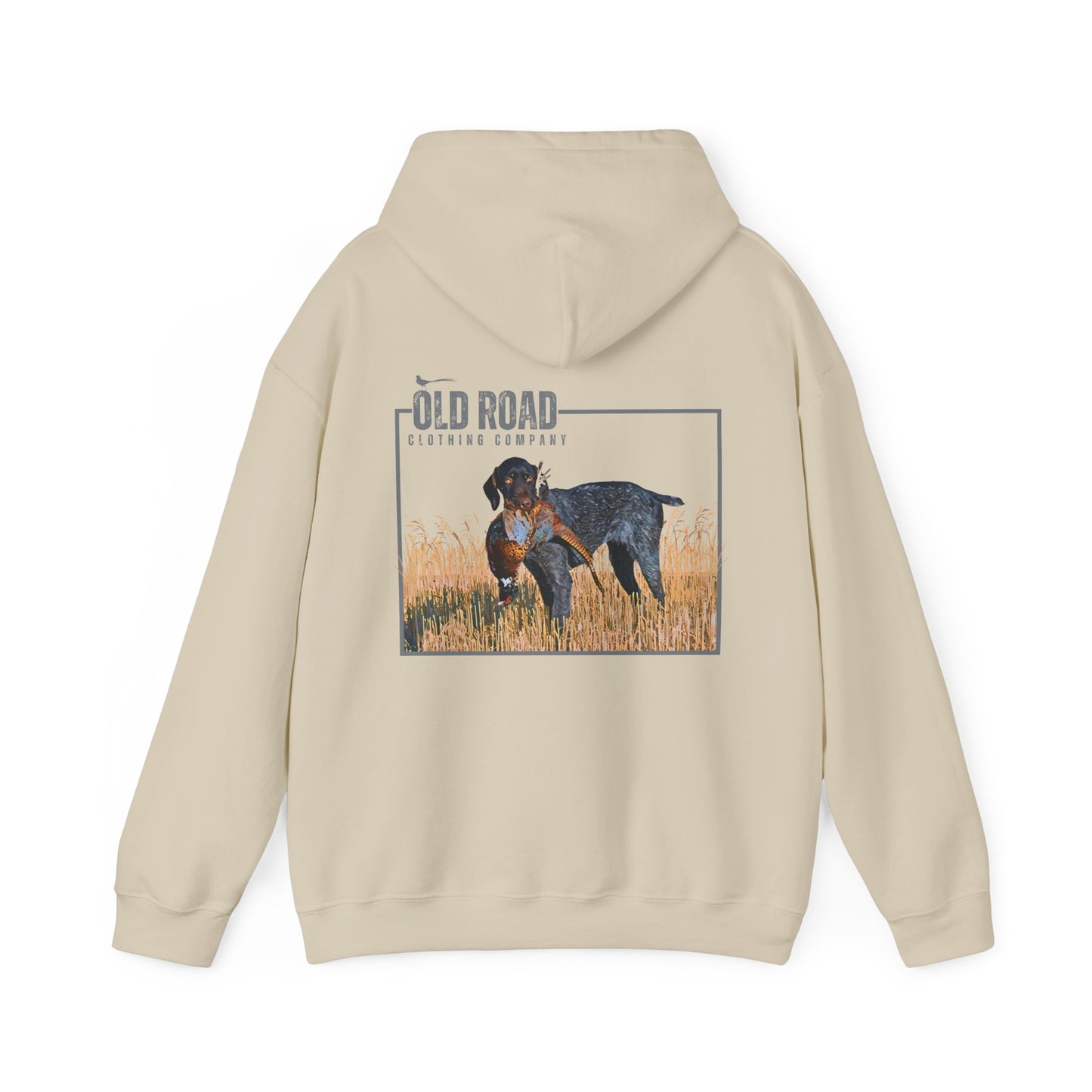 GSP Holding Pheasant Pheasant Hunting German Shorthaired Pointer | Pheasant Hunting Hoodie | Bird Hunting | Bird Dogs | Hunting Dog