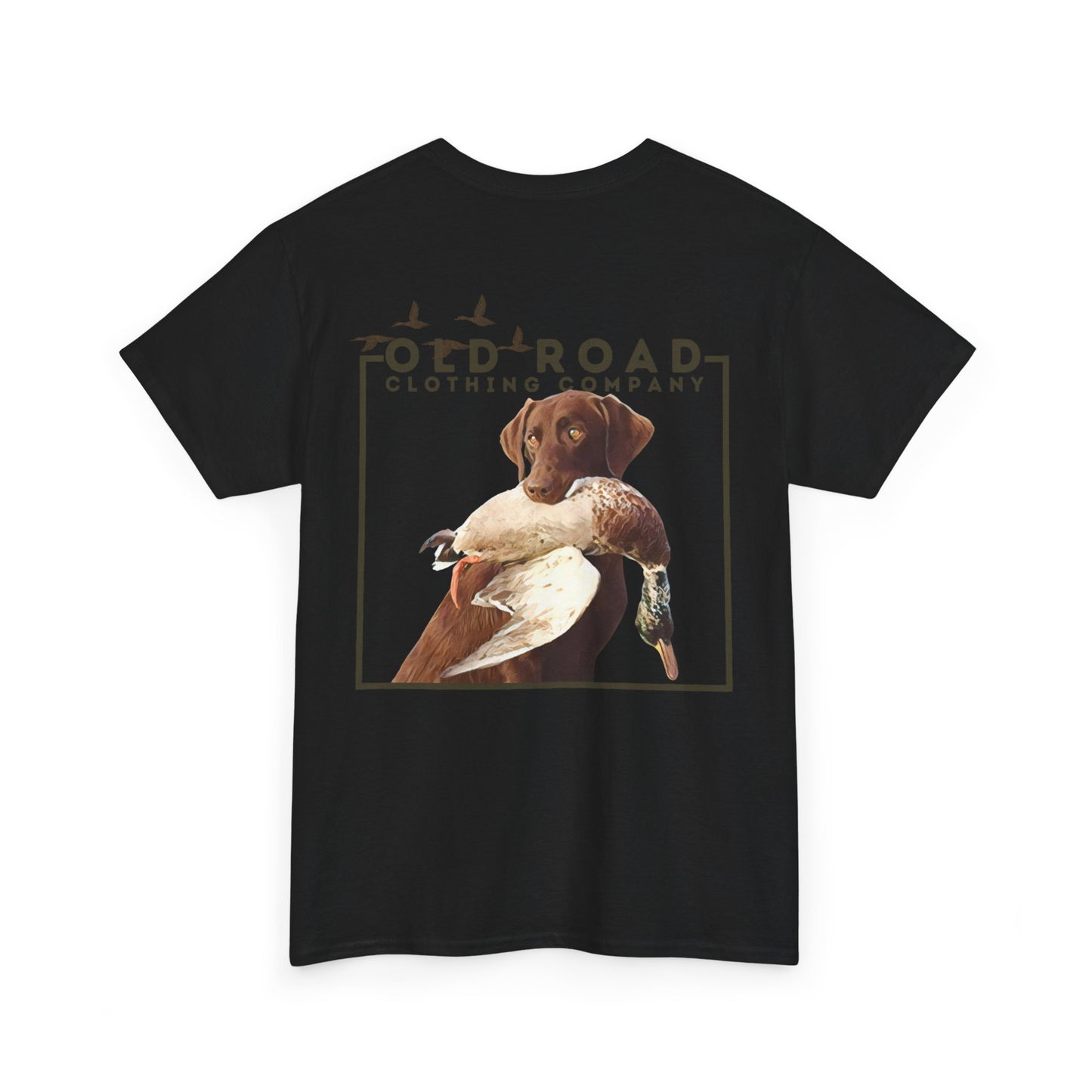 Labrador Retriever Duck Hunting T Shirt | Lab Retrieving Duck | Duck Hunting | Hunting Dog Shirt | Chocolate Lab | Waterfowl Shirt