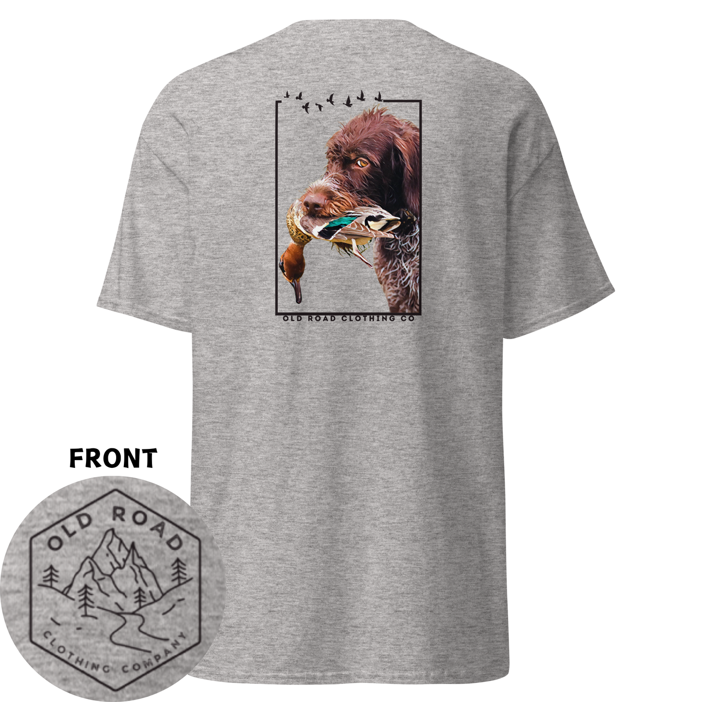 German Wirehaired Pointer T Shirt | GWP T Shirt | Duck Hunting T Shirt | Waterfowl T Shirt | Bird Hunting T Shirt | Hunting Dogs |
