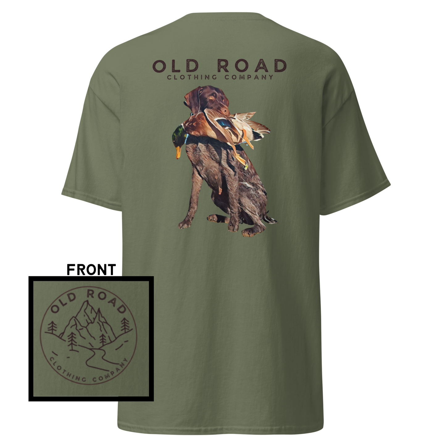 German Wirehaired Pointer T Shirt | Duck Hunting T shirt | Hunting Dogs | Bird Hunting | GWP Shirt | Gifts For Hunters | Fathers Day Gift