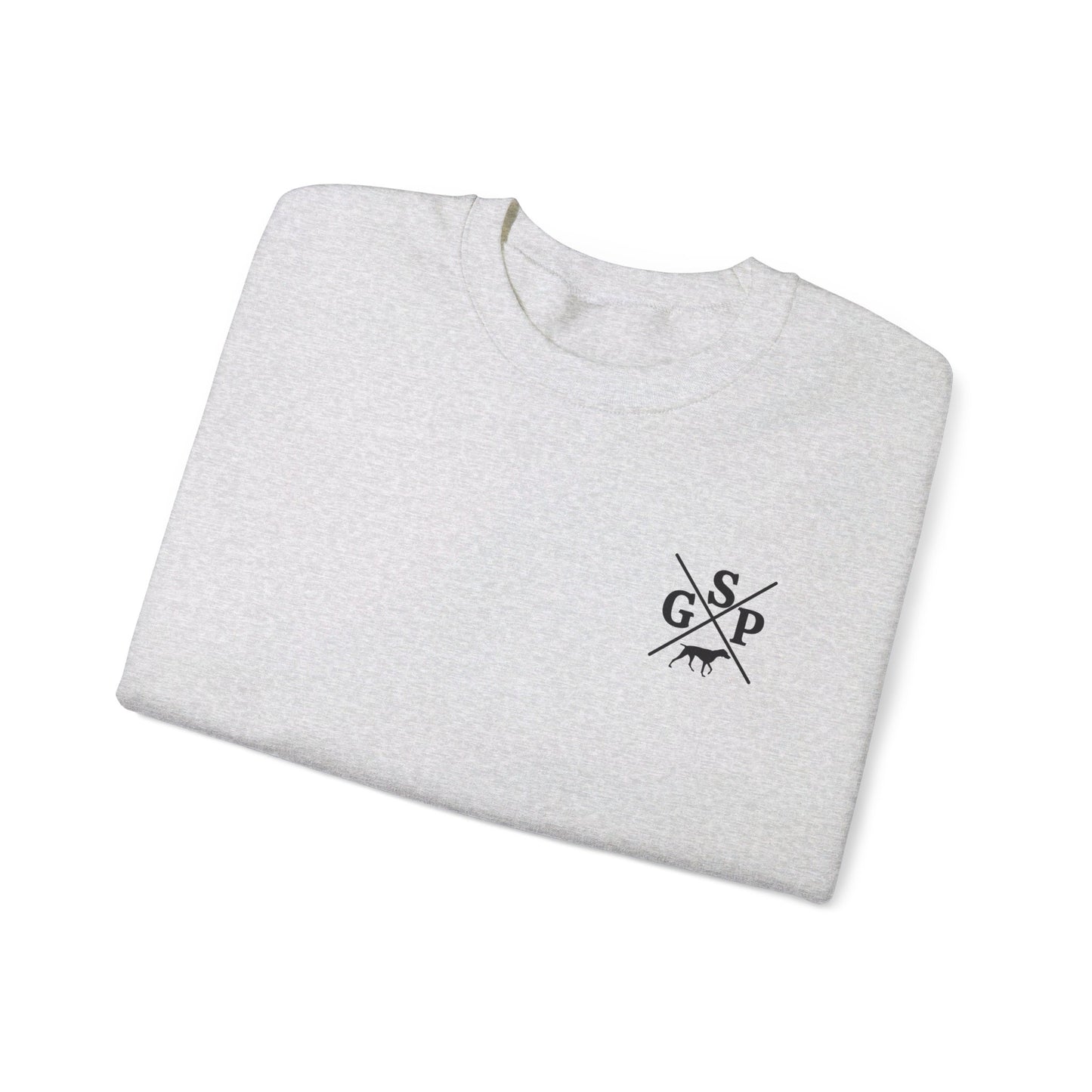 GSP Crewneck | Cross Shirt | GSP X | German Shorthaired Pointer T shirt | Upland Hunting Shirt | GSP Pointing | Hunting Shirt | Bird Hunting