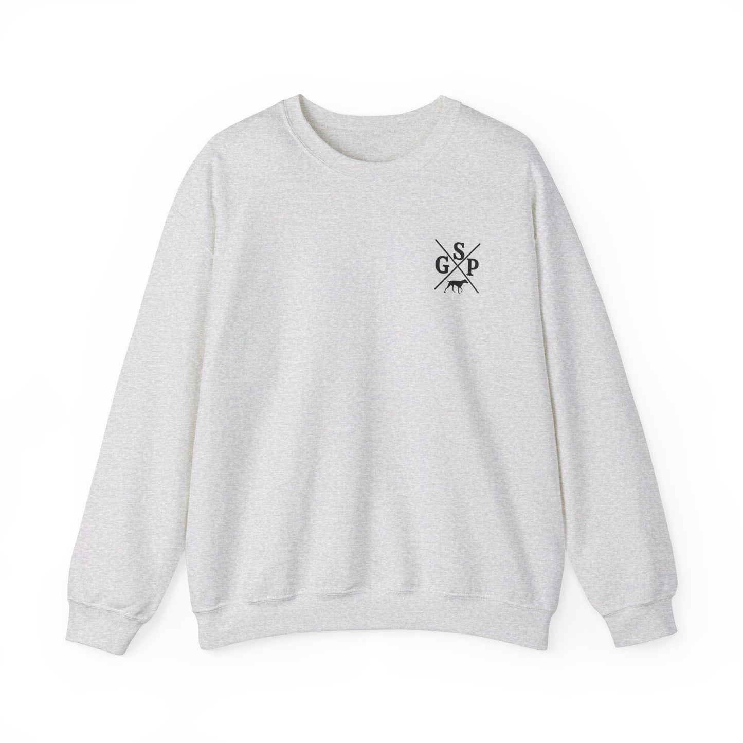 GSP Crewneck | Cross Shirt | GSP X | German Shorthaired Pointer T shirt | Upland Hunting Shirt | GSP Pointing | Hunting Shirt | Bird Hunting