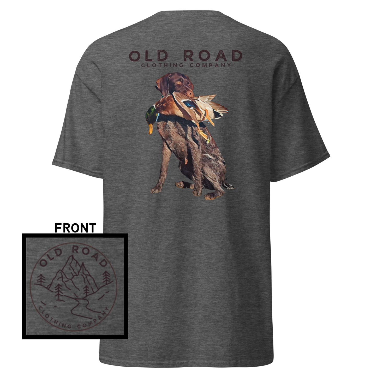 German Wirehaired Pointer T Shirt | Duck Hunting T shirt | Hunting Dogs | Bird Hunting | GWP Shirt | Gifts For Hunters | Fathers Day Gift