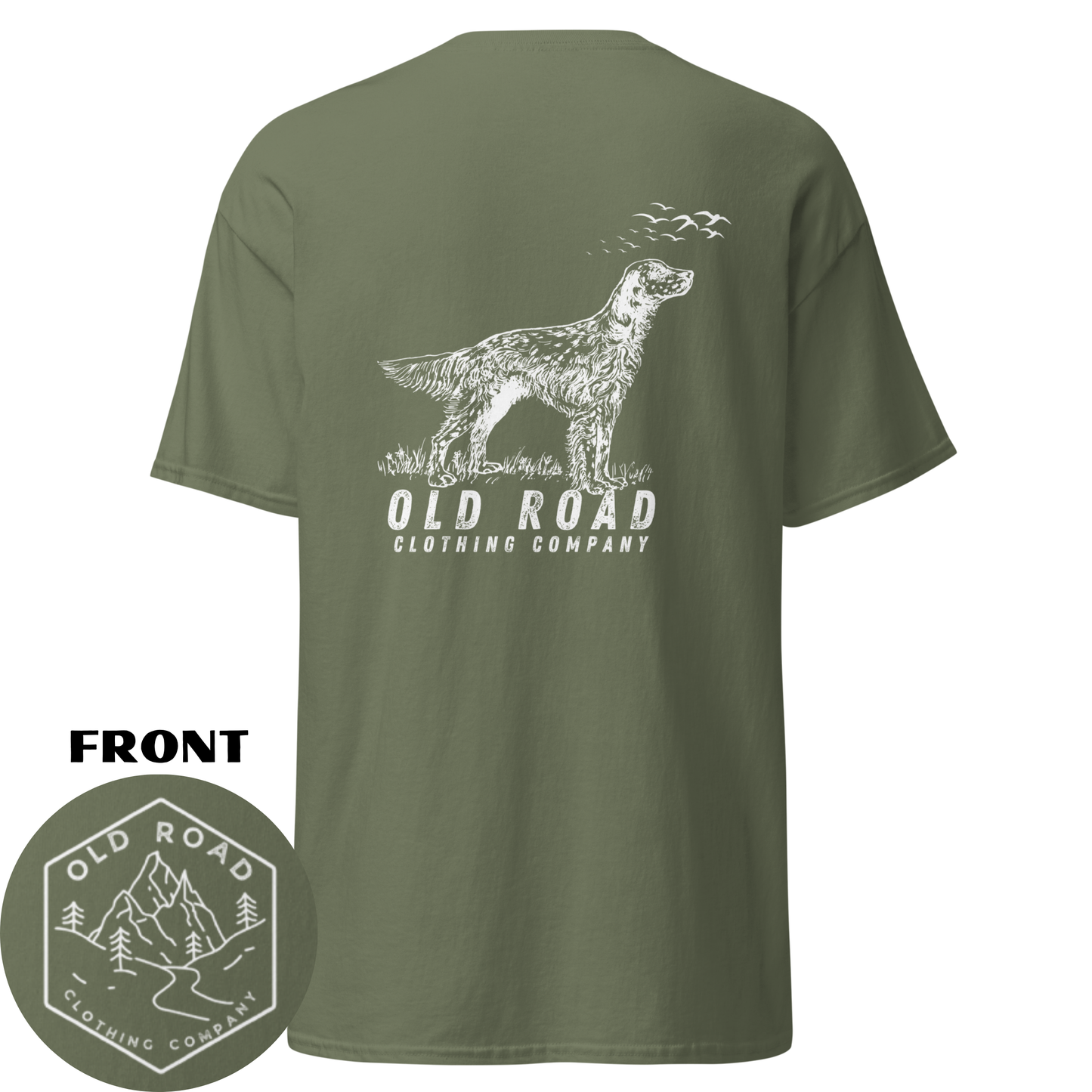 English Setter T Shirt | Bird Hunting T Shirt | Bird Dog | Working English Setter | Gifts for Hunters | English Setter Dog