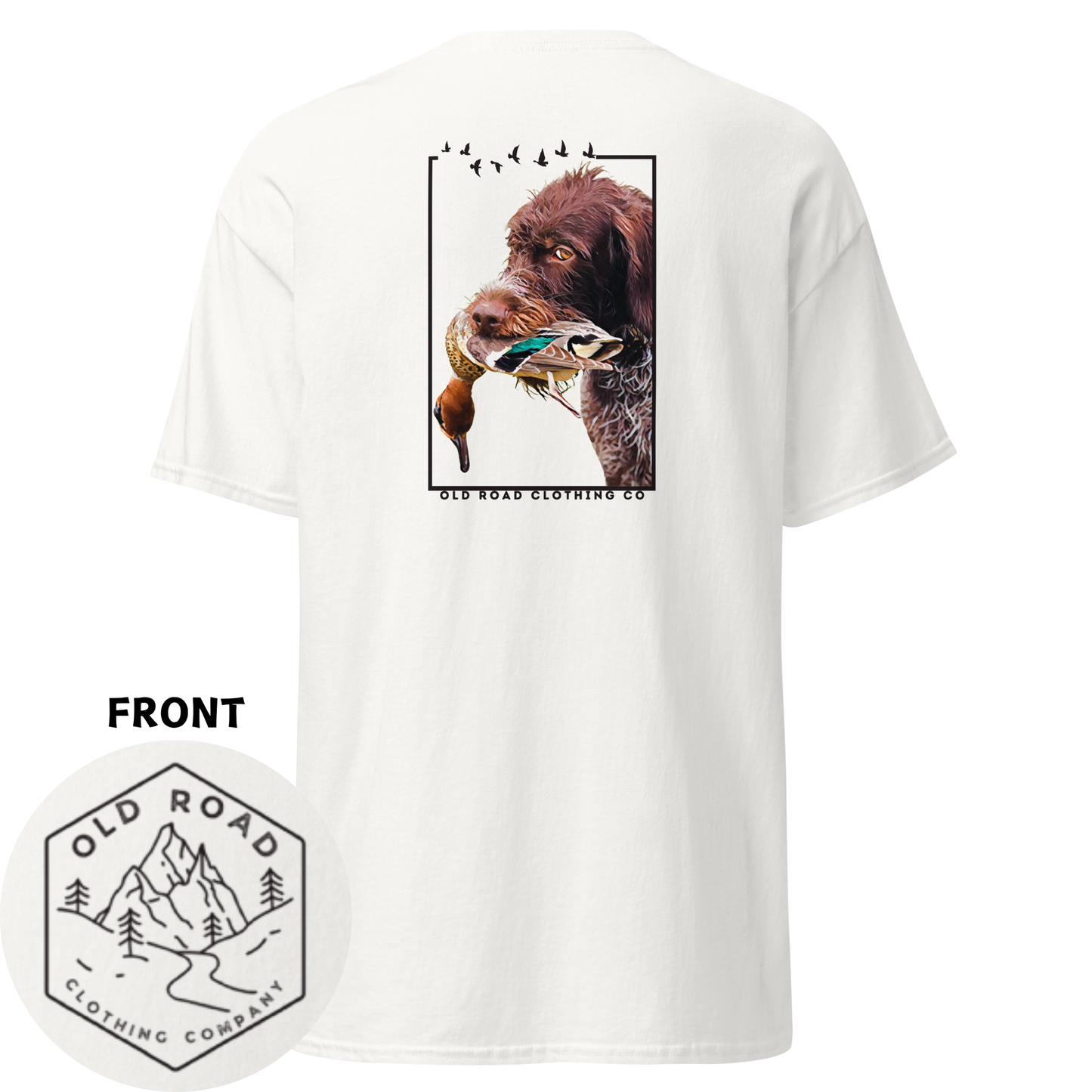 German Wirehaired Pointer T Shirt | GWP T Shirt | Duck Hunting T Shirt | Waterfowl T Shirt | Bird Hunting T Shirt | Hunting Dogs |