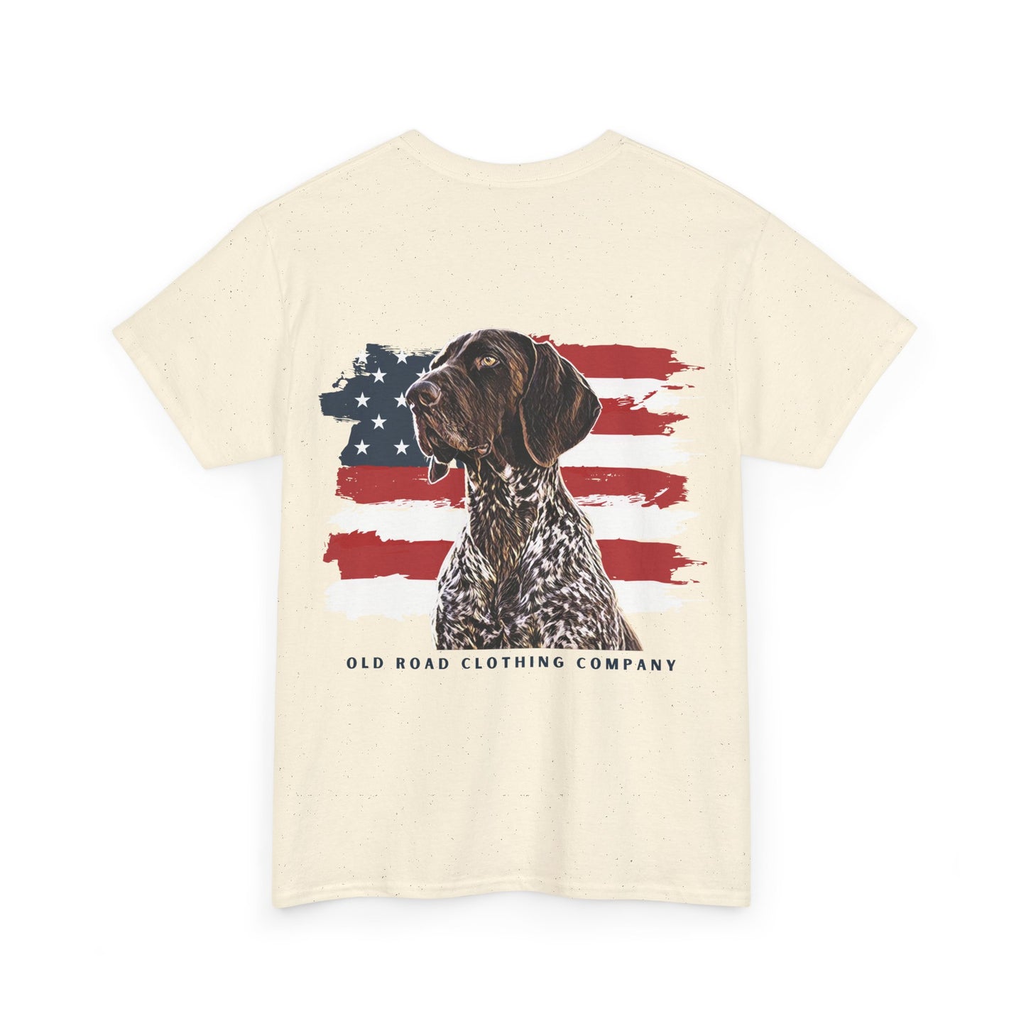 GSP T Shirt | German Shorthaired Pointer T Shirt | American Flag T Shirt | Bird Hunting T Shirt | Pheasant Hunting T Shirt | Grouse Hunting T Shirt