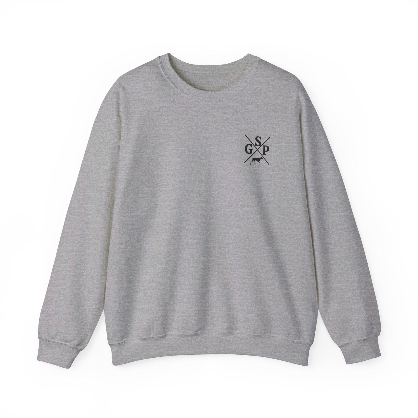GSP Crewneck | Cross Shirt | GSP X | German Shorthaired Pointer T shirt | Upland Hunting Shirt | GSP Pointing | Hunting Shirt | Bird Hunting