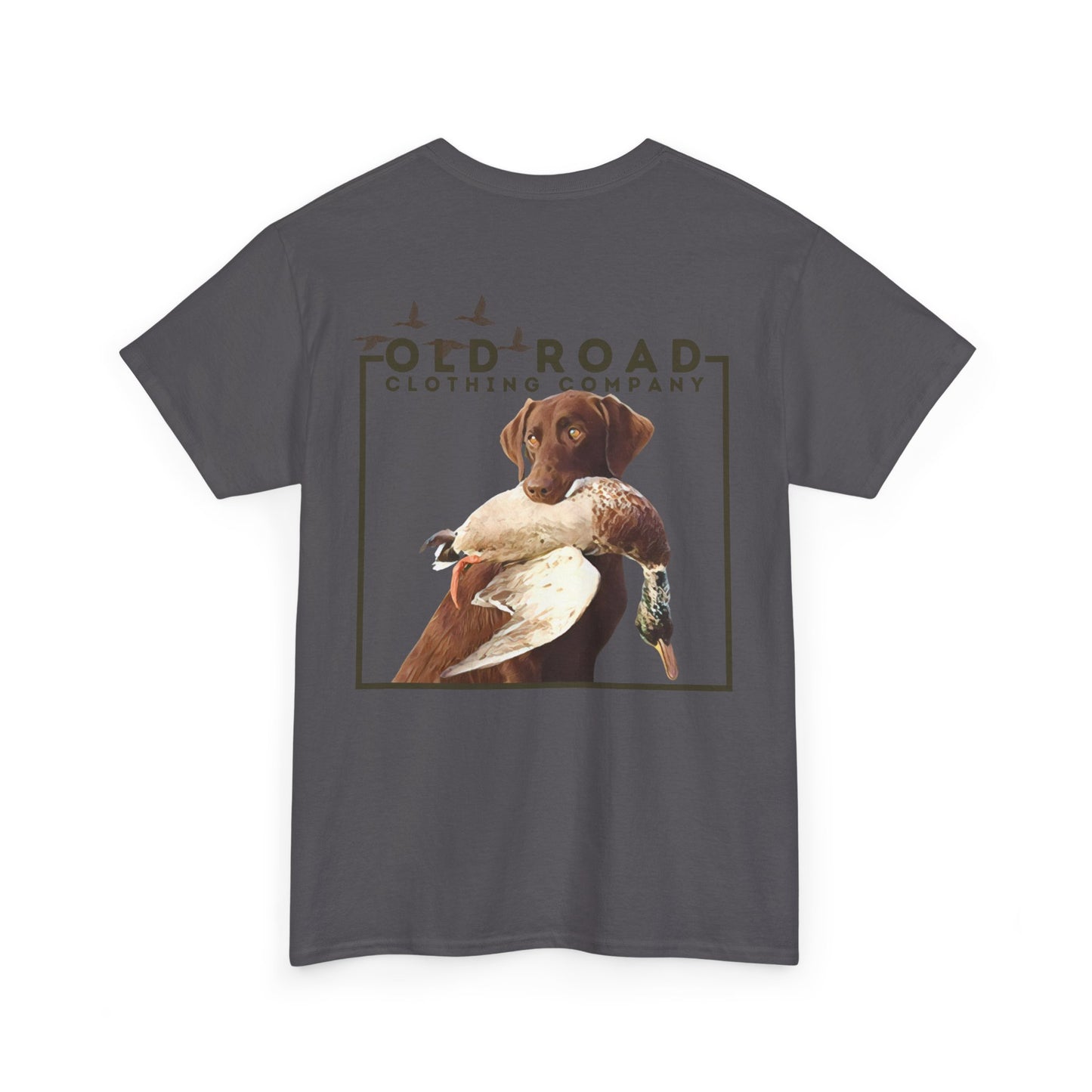 Labrador Retriever Duck Hunting T Shirt | Lab Retrieving Duck | Duck Hunting | Hunting Dog Shirt | Chocolate Lab | Waterfowl Shirt