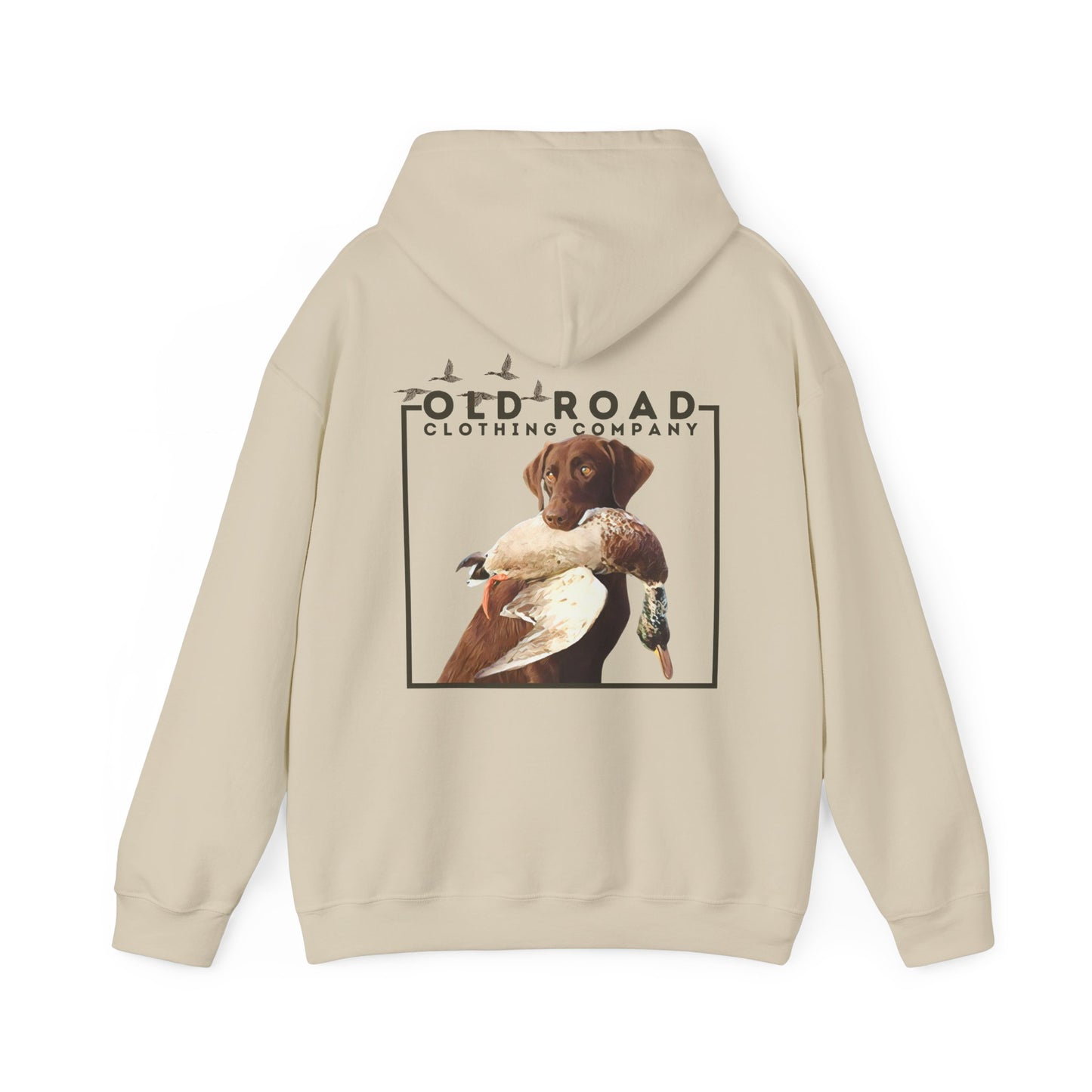Labrador Retriever Duck Hunting Hoodie | Lab Retrieving Duck | Duck Hunting | Hunting Dog Shirt | Chocolate Lab | Waterfowl Shirt |