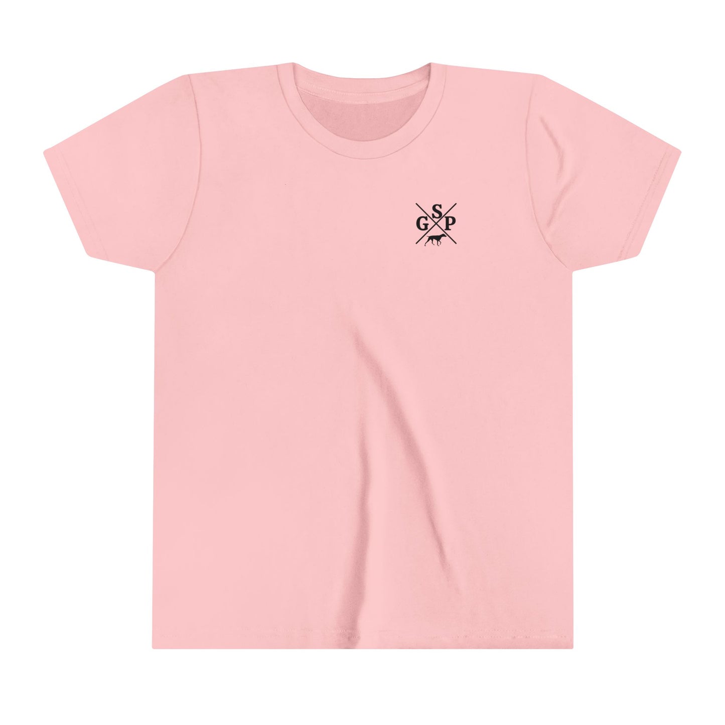 GSP Youht T Shirt | Cross Shirt | GSP X | German Shorthaired Pointer T shirt | Upland Hunting Shirt | GSP Pointing | Hunting Shirt | Bird Hunting