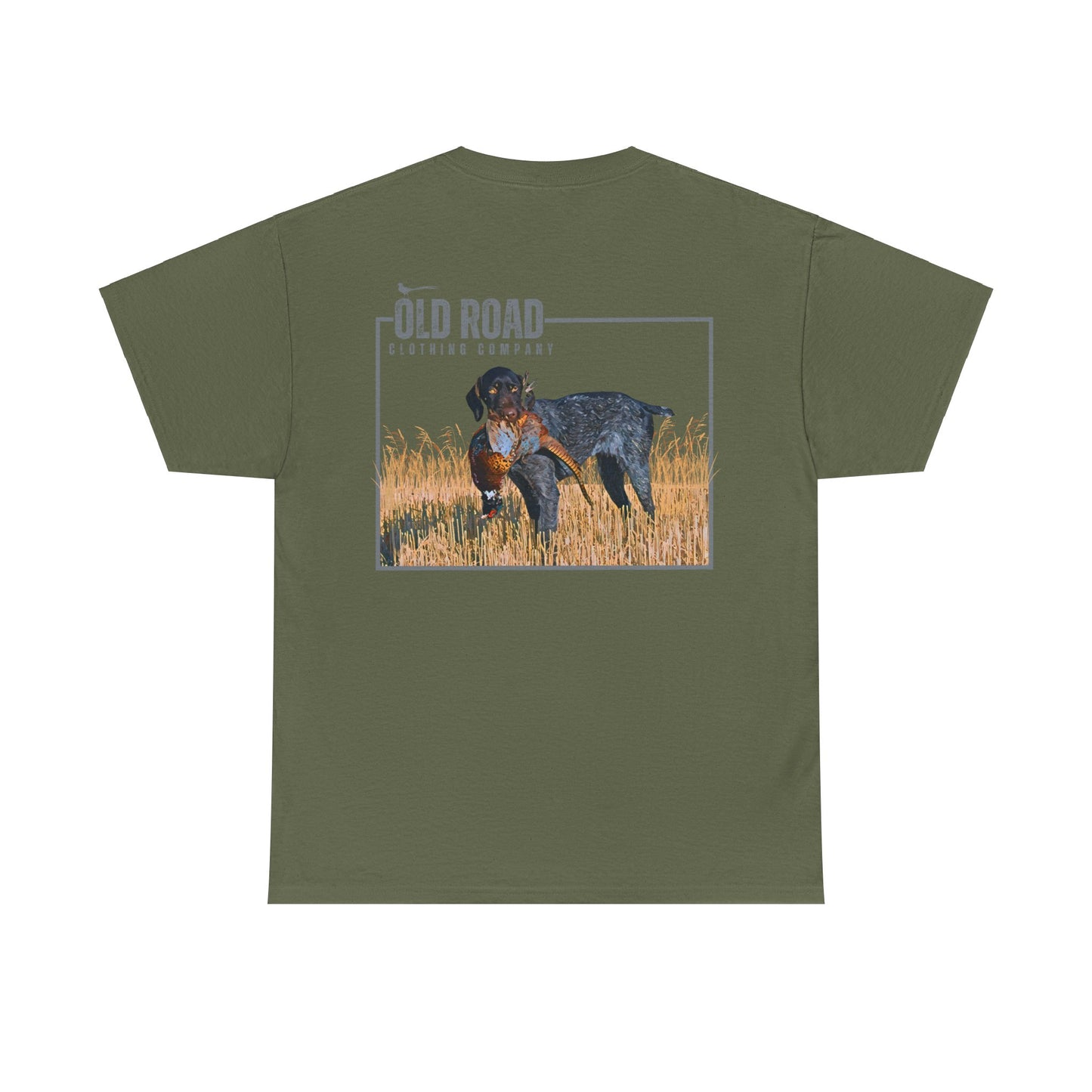 GSP Holding Pheasant T Shirt | Pheasant Hunting German Shorthaired Pointer | Pheasant Hunting Hoodie | Bird Hunting | Bird Dogs | Hunting Dog