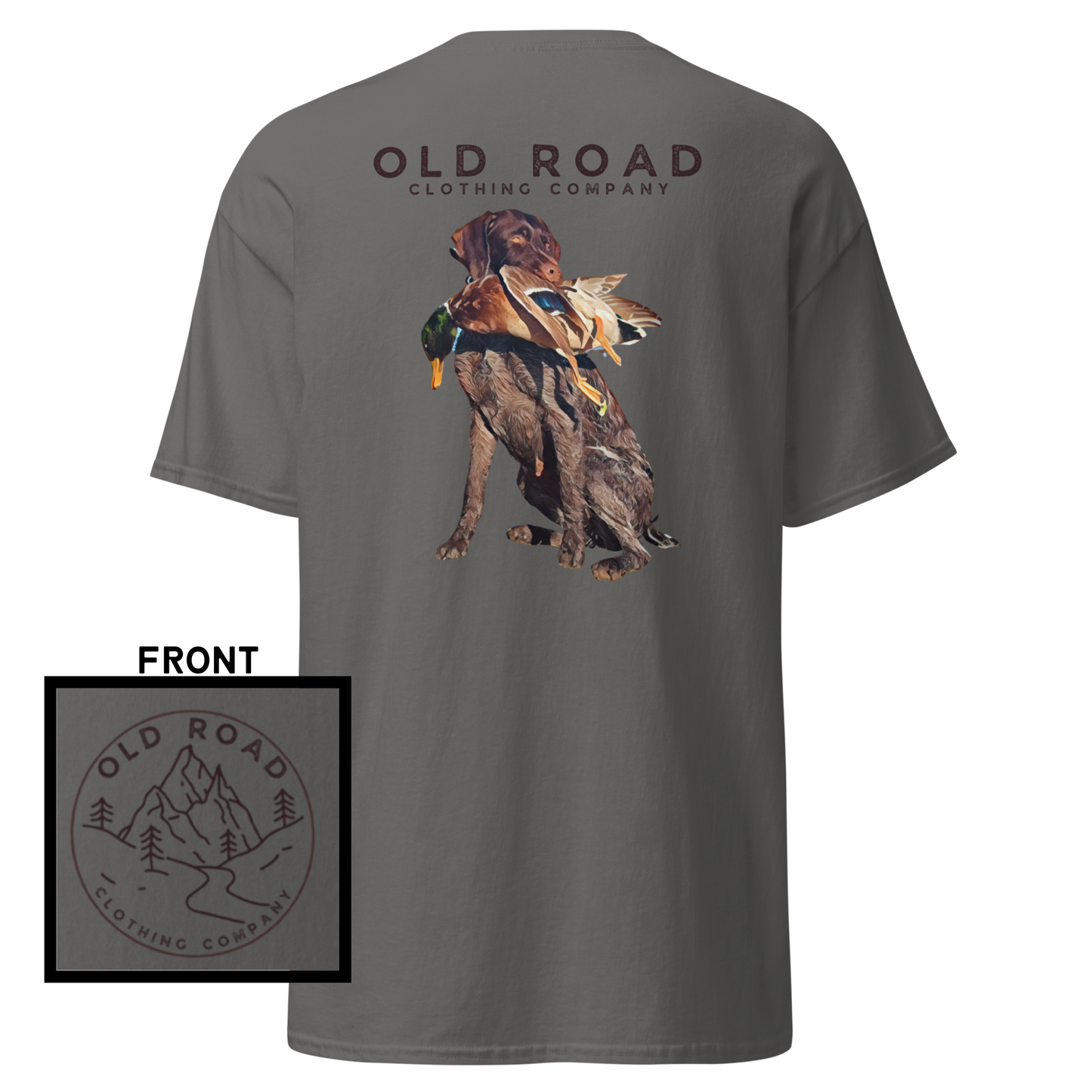 German Wirehaired Pointer T Shirt | Duck Hunting T shirt | Hunting Dogs | Bird Hunting | GWP Shirt | Gifts For Hunters | Fathers Day Gift