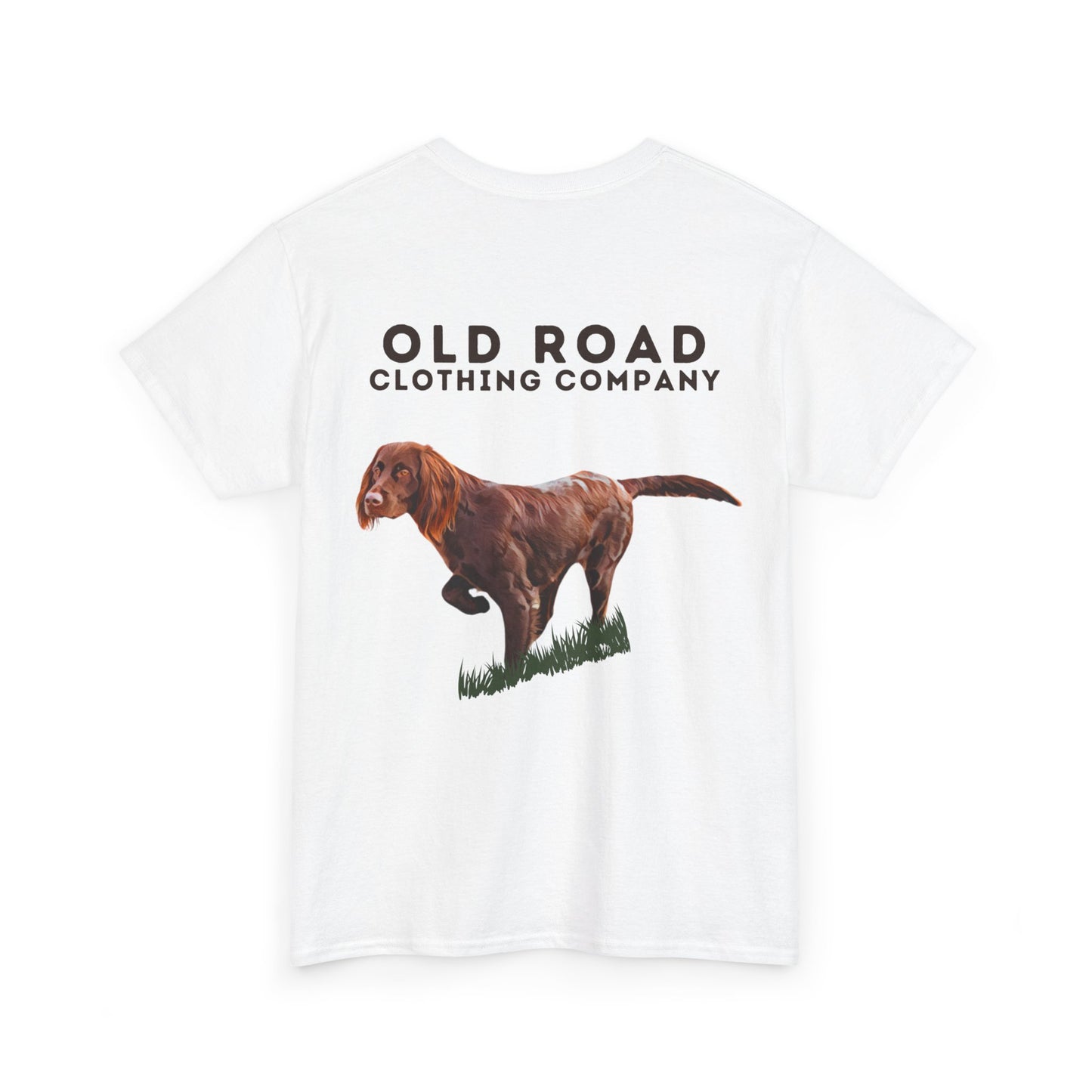 Brittany Dog Pointing | Working Brittany Spaniel Dog T Shirt | Pheasant Hunting T Shirt | Upland Hunting T Shirt | Mens Hunting T Shirt | Bird Hunting T Shirt