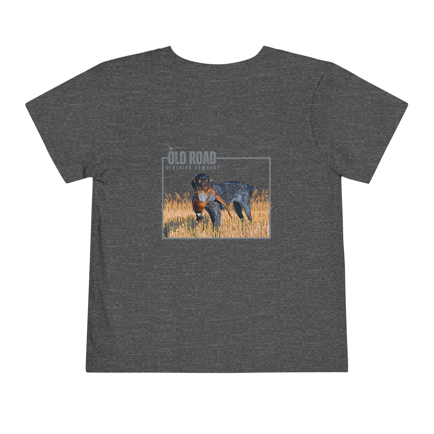 GSP Holding Pheasant Toddler T Shirt | Pheasant Hunting German Shorthaired Pointer | Pheasant Hunting Hoodie | Bird Hunting | Bird Dogs | Hunting Dog