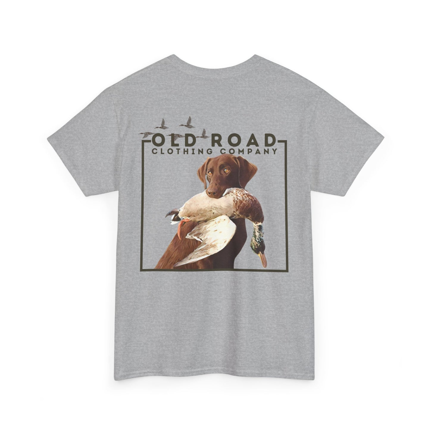 Labrador Retriever Duck Hunting T Shirt | Lab Retrieving Duck | Duck Hunting | Hunting Dog Shirt | Chocolate Lab | Waterfowl Shirt