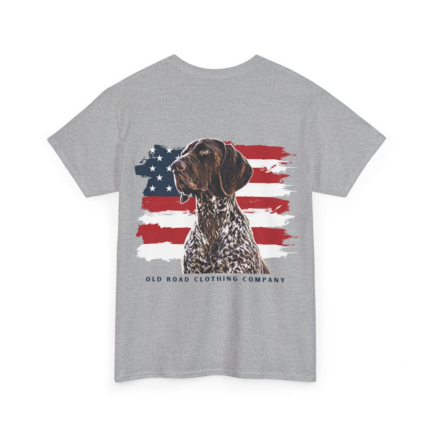 GSP T Shirt | German Shorthaired Pointer T Shirt | American Flag T Shirt | Bird Hunting T Shirt | Pheasant Hunting T Shirt | Grouse Hunting T Shirt
