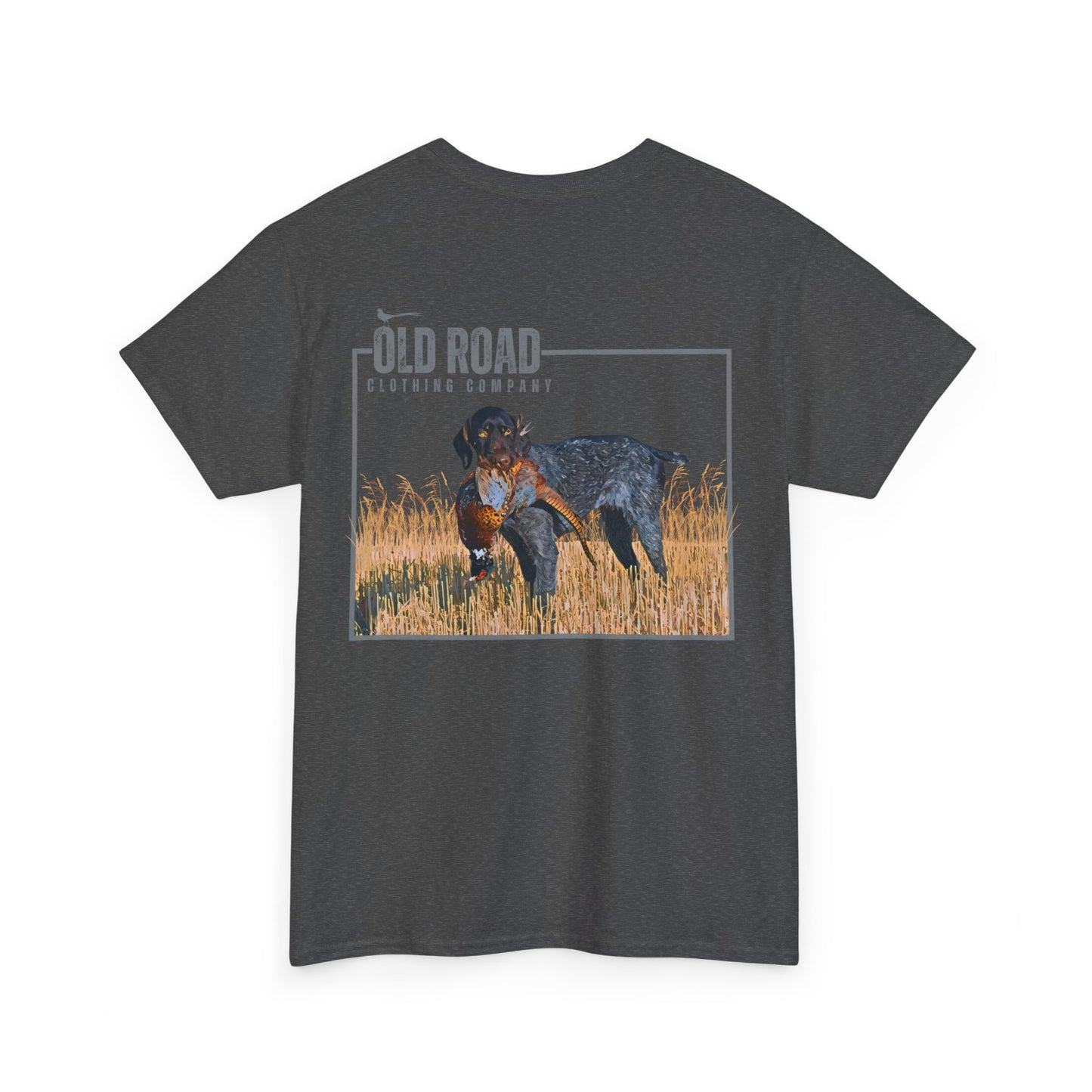 GSP Holding Pheasant T Shirt | Pheasant Hunting German Shorthaired Pointer | Pheasant Hunting Hoodie | Bird Hunting | Bird Dogs | Hunting Dog