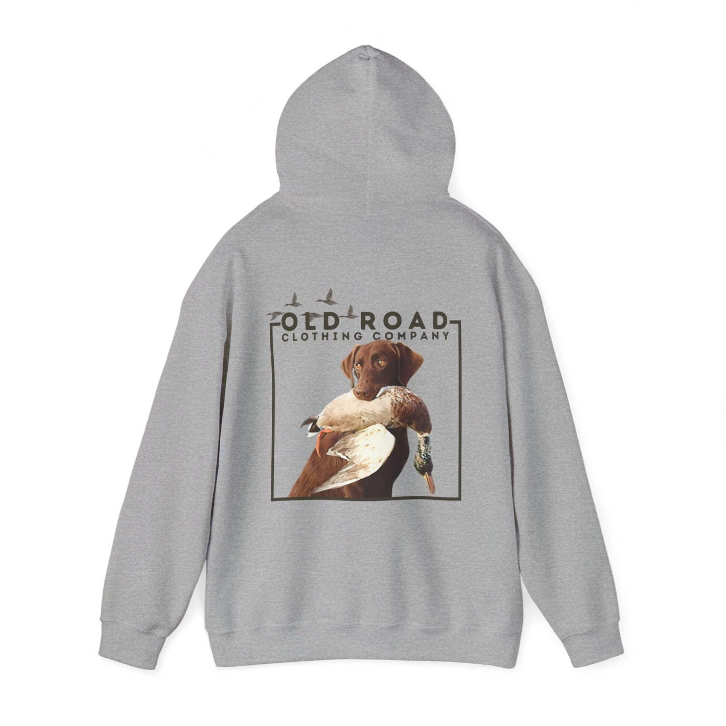 Labrador Retriever Duck Hunting Hoodie | Lab Retrieving Duck | Duck Hunting | Hunting Dog Shirt | Chocolate Lab | Waterfowl Shirt |