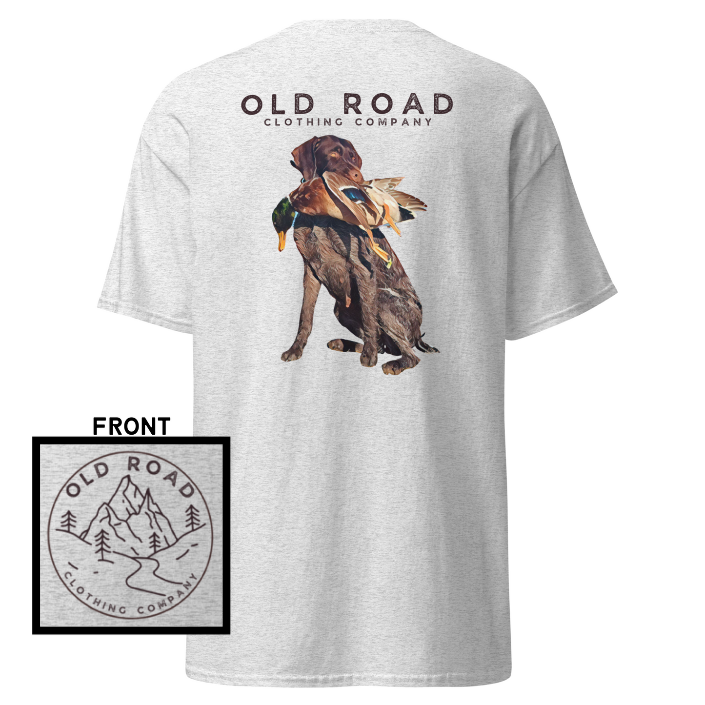 German Wirehaired Pointer T Shirt | Duck Hunting T shirt | Hunting Dogs | Bird Hunting | GWP Shirt | Gifts For Hunters | Fathers Day Gift