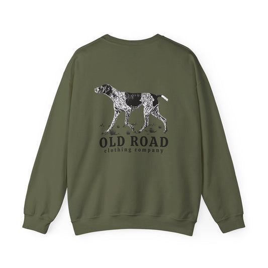GSP Crewneck | Cross Shirt | GSP X | German Shorthaired Pointer T shirt | Upland Hunting Shirt | GSP Pointing | Hunting Shirt | Bird Hunting
