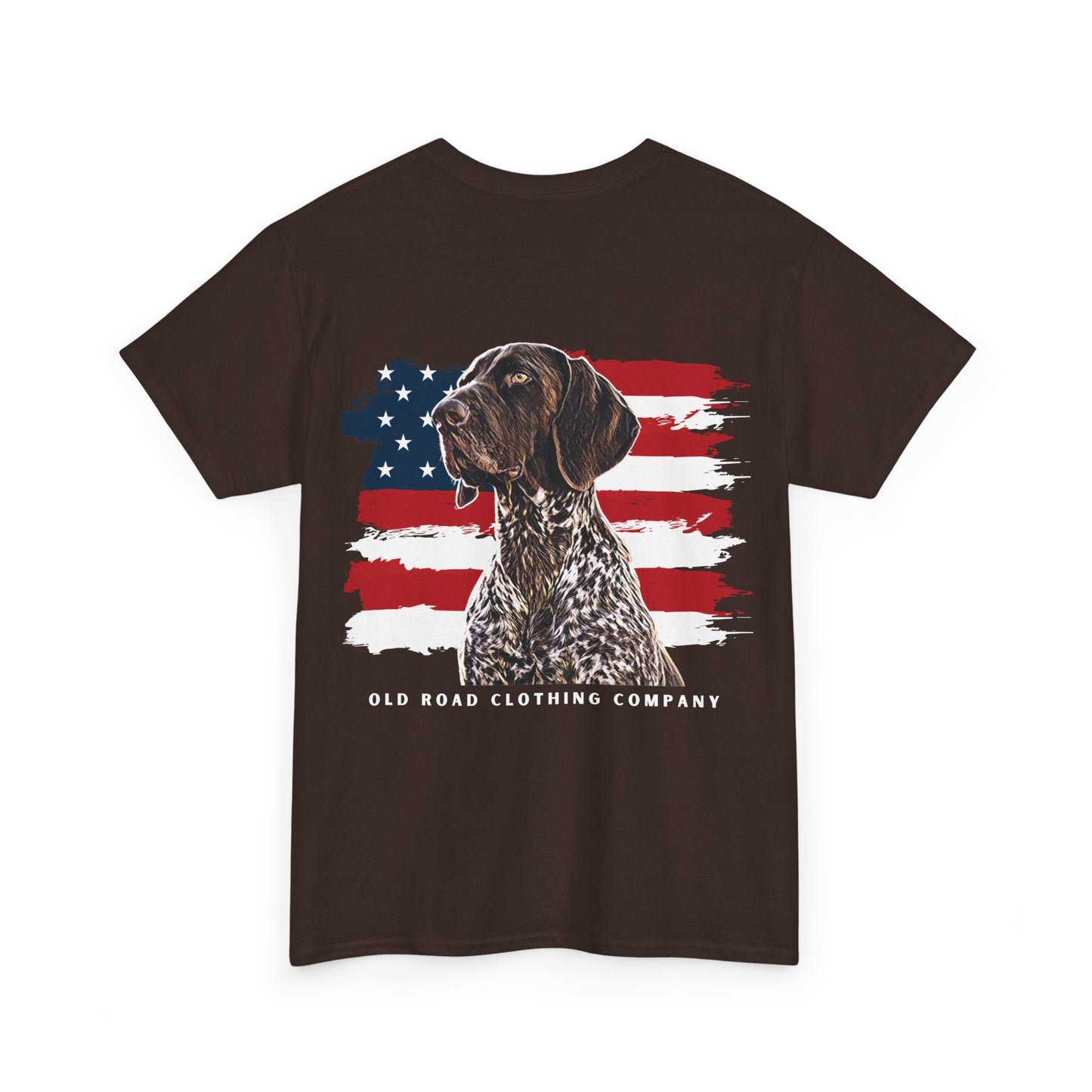 GSP T Shirt | German Shorthaired Pointer T Shirt | American Flag T Shirt | Bird Hunting T Shirt | Pheasant Hunting T Shirt | Grouse Hunting T Shirt
