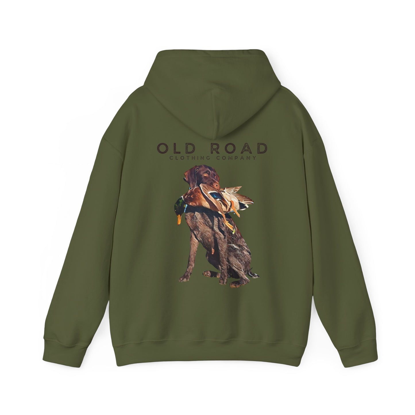 GWP Hoodie | German Wirehaired Pointer | Mens Bird Hunting Hoodie | Hunting Dog Hoodie  | Bird Hunting Shirt | Duck Hunting Hoodie