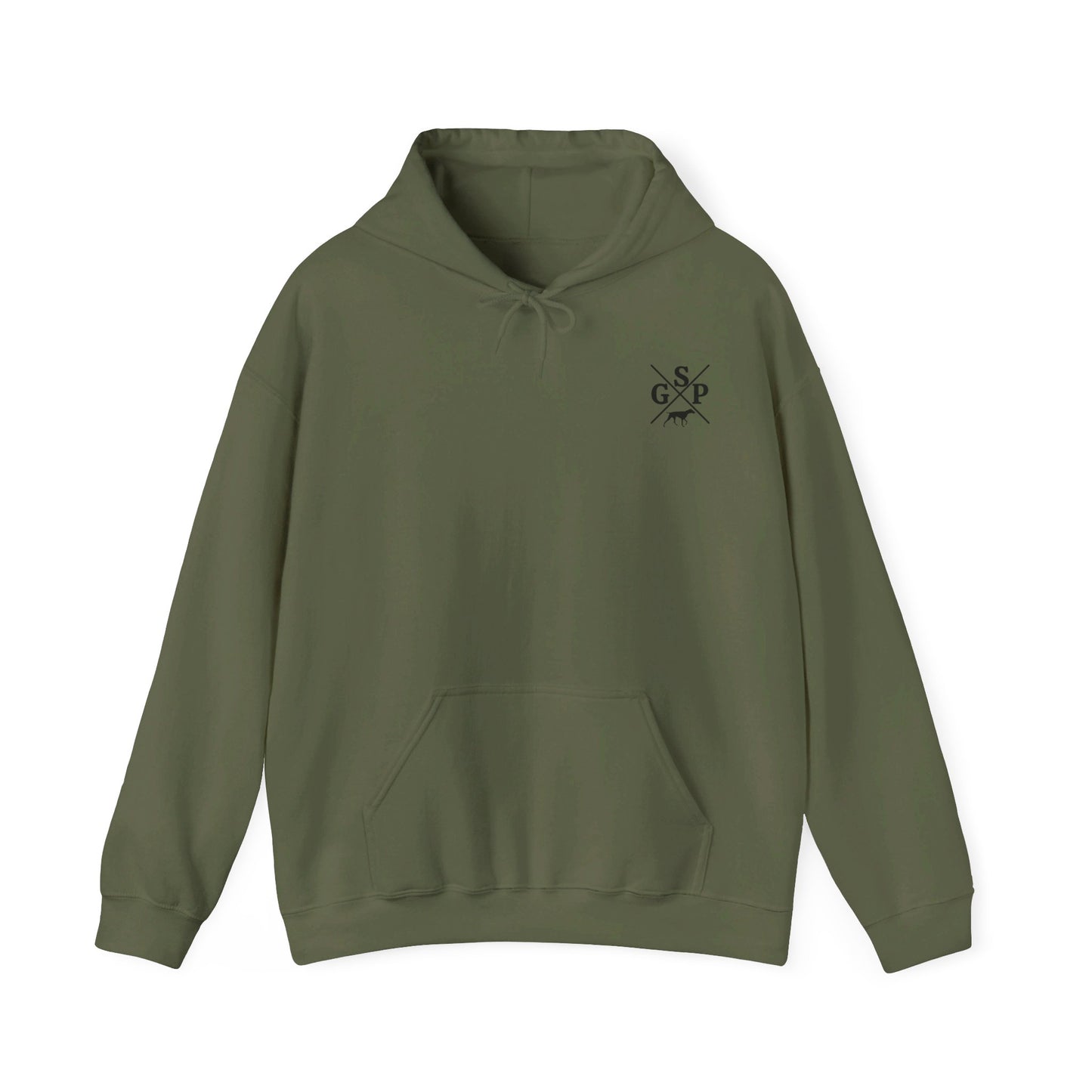 GSP Hoodie | Cross Shirt | GSP X | German Shorthaired Pointer T shirt | Upland Hunting Shirt | GSP Pointing | Hunting Shirt | Bird Hunting