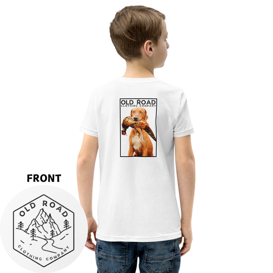 Youth Vizsla Dog T Shirt | Pheasant Hunting T Shirt | Hunting Dog T Shirt | Upland Hunting T Shirt | Bird Hunting T Shirt | Bird Dog T Shirt