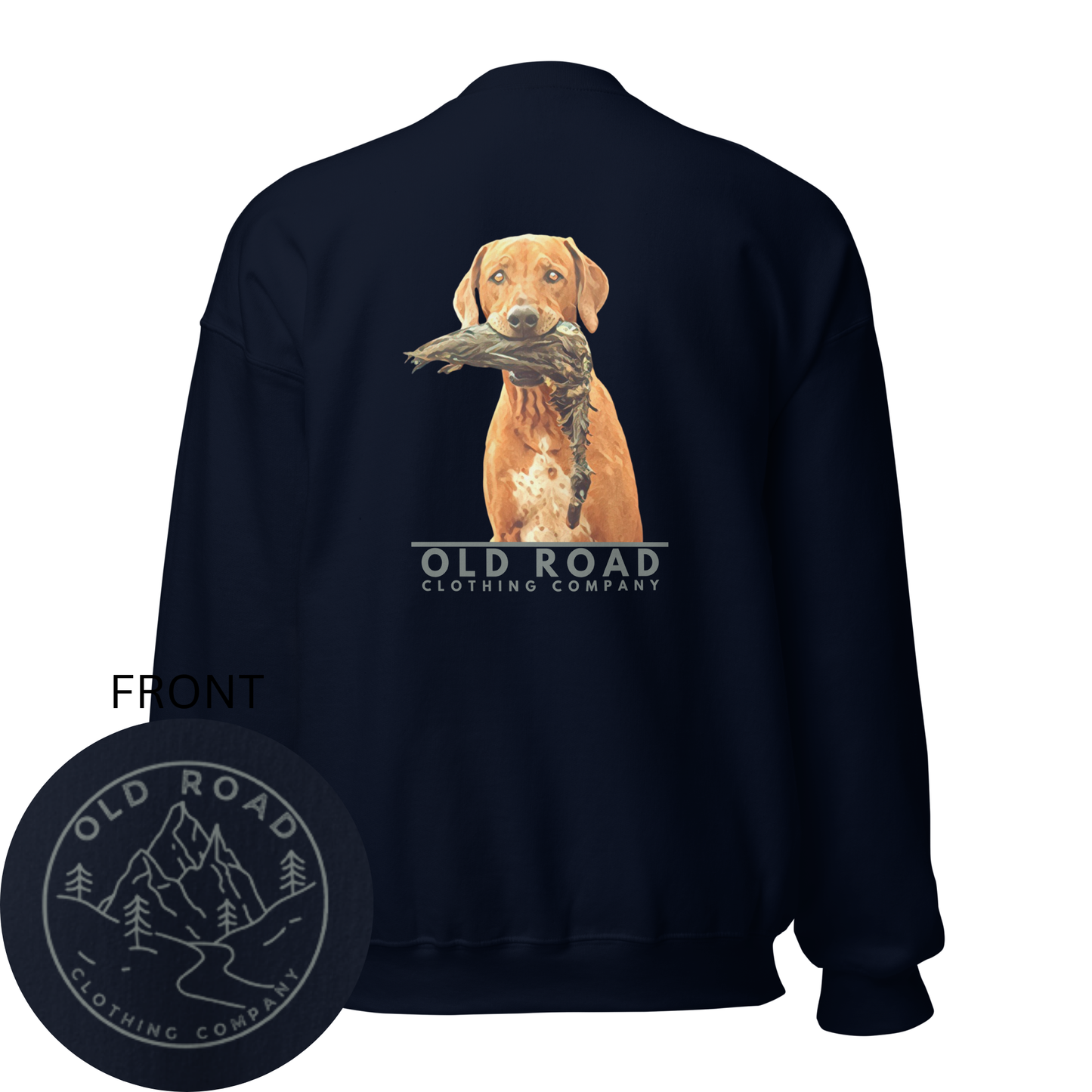 Crewneck Sweatshirt Vizsla Dog T Shirt | Hunting Dog T Shirt | Bird Dog T Shirt | Duck Hunting T Shirt | Working Dog T Shirt | Bird Hunting T Shirt