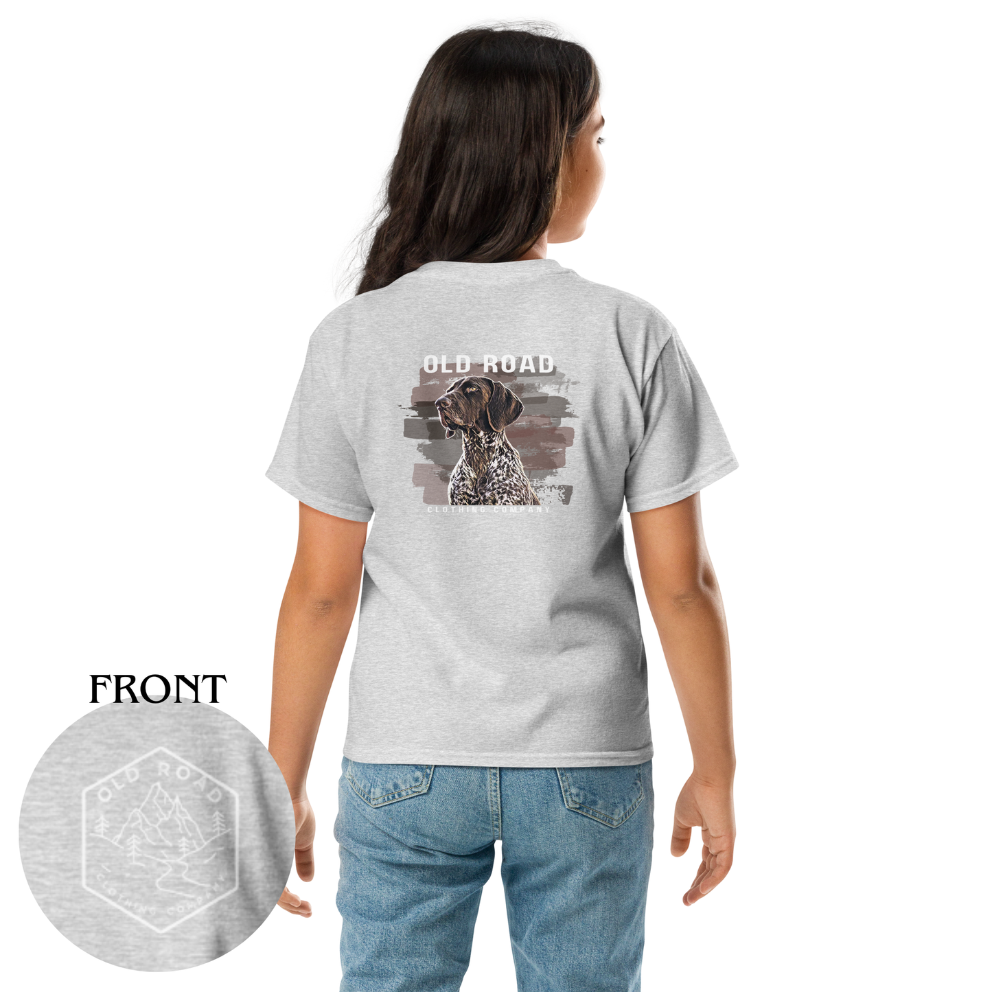 Youth German Shorthaired Pointer T Shirt | Bird Dog Shirt | Hunting Dog T Shirt | GSP Shirt | Hunter Gifts | Upland Hunting