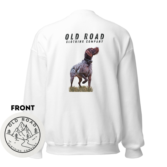 GWP Crewneck Sweatshirt | German Wirehaired Pointer Crewneck | Duck Hunting | Waterfowl Crewneck | Upland Hunting | Pheasant Hunting