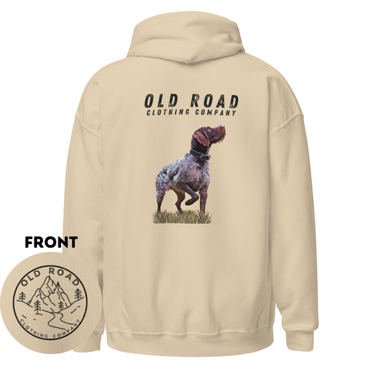 GWP Hoodie| German Wirehaired Pointer Crewneck | Duck Hunting Hoodie | Waterfowl Hoodie| Upland Hunting Hoodie | Pheasant Hunting Hoodie