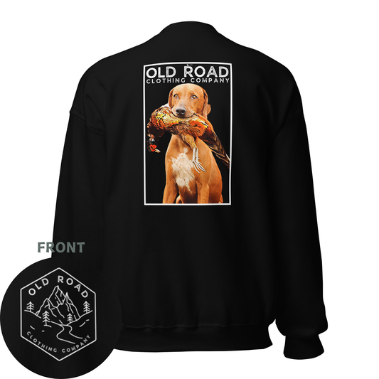 Crewneck Sweatshirt Vizsla Dog T Shirt | Pheasant Hunting T Shirt | Hunting Dog T Shirt | Upland Hunting T Shirt | Bird Hunting T Shirt | Bird Dog T Shirt
