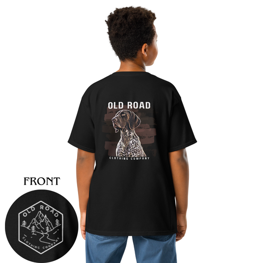 Youth German Shorthaired Pointer T Shirt | Bird Dog Shirt | Hunting Dog T Shirt | GSP Shirt | Hunter Gifts | Upland Hunting